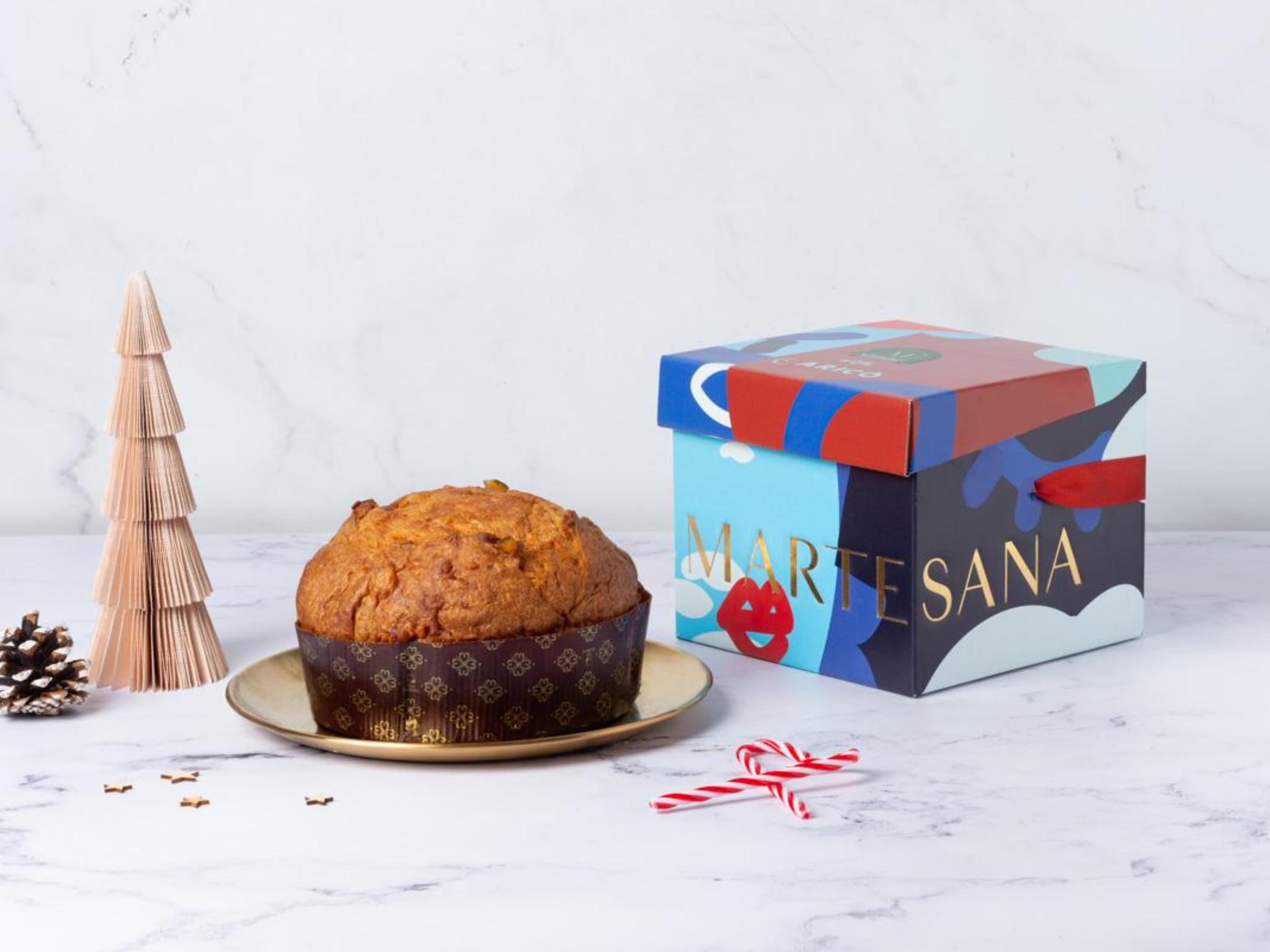 Panettone Martesana x Cortilia con tris di agrumi italiani