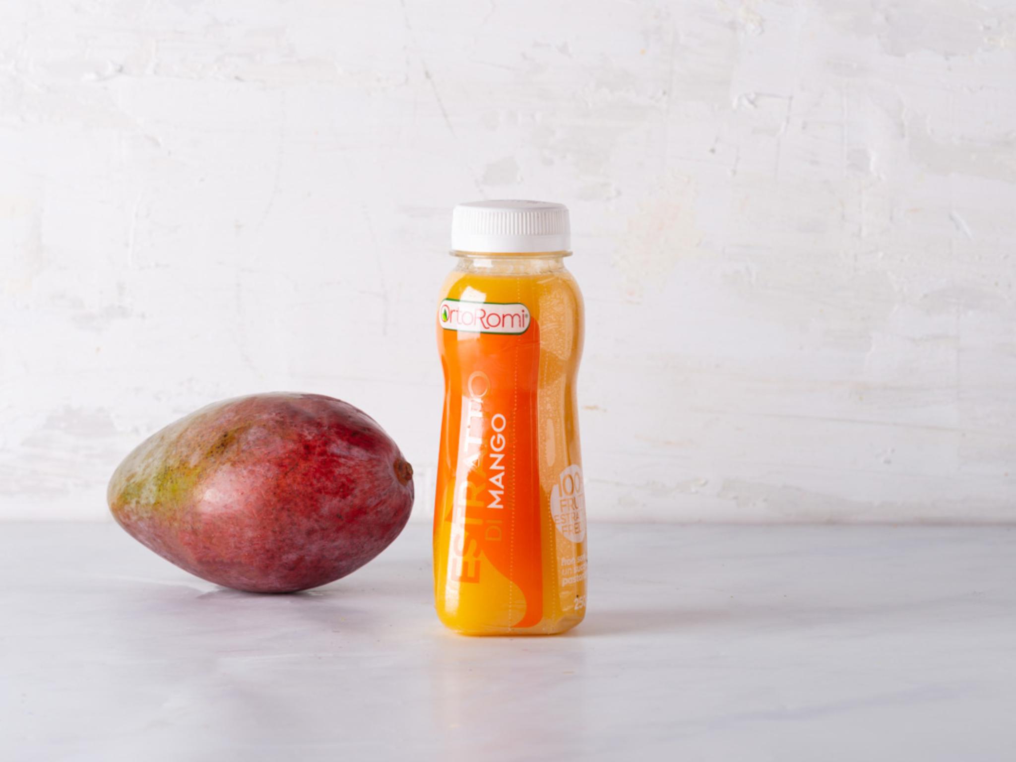 Estratto mango, mela, arancia