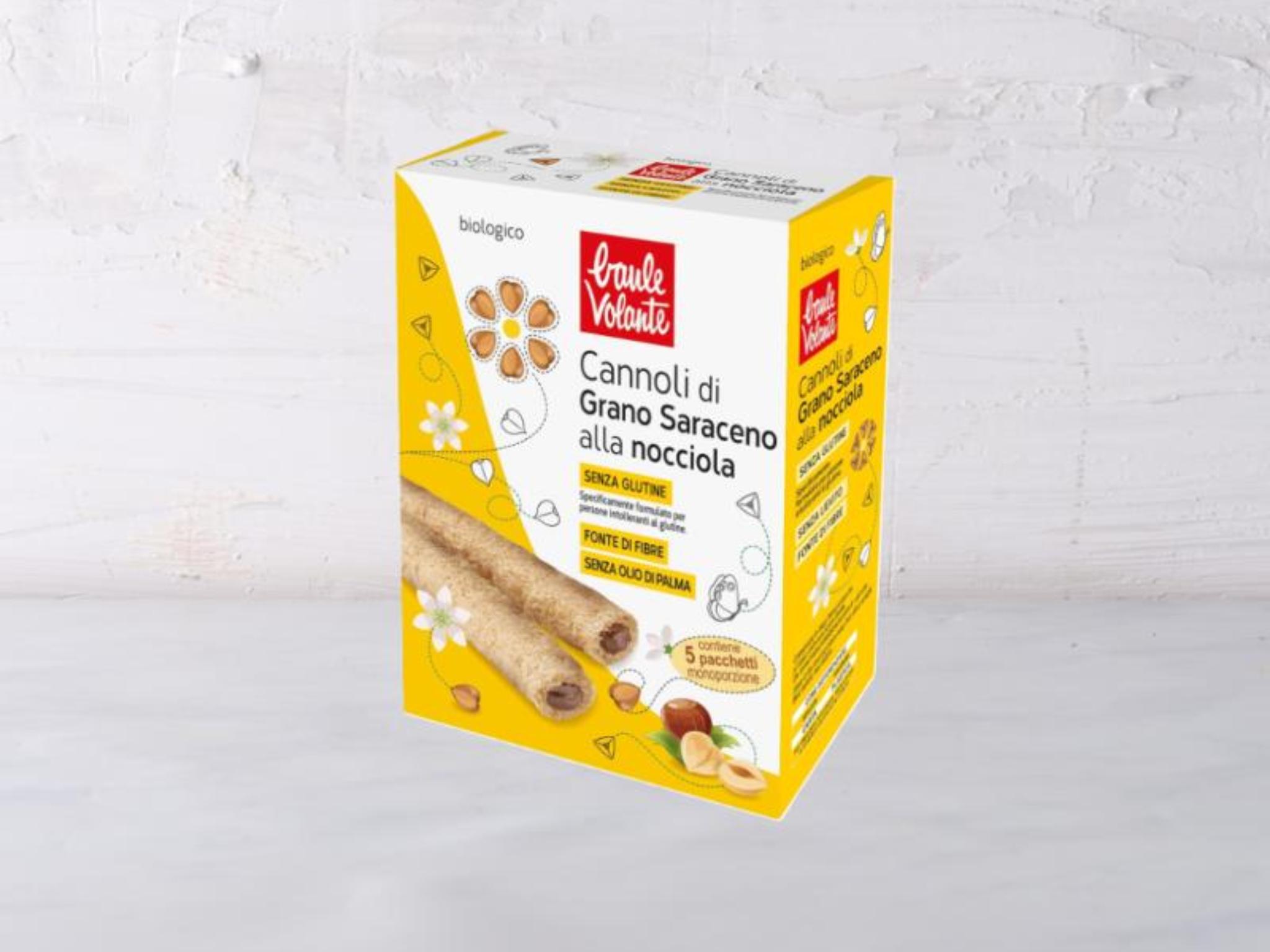 Cannoli di grano saraceno alla nocciola senza glutine