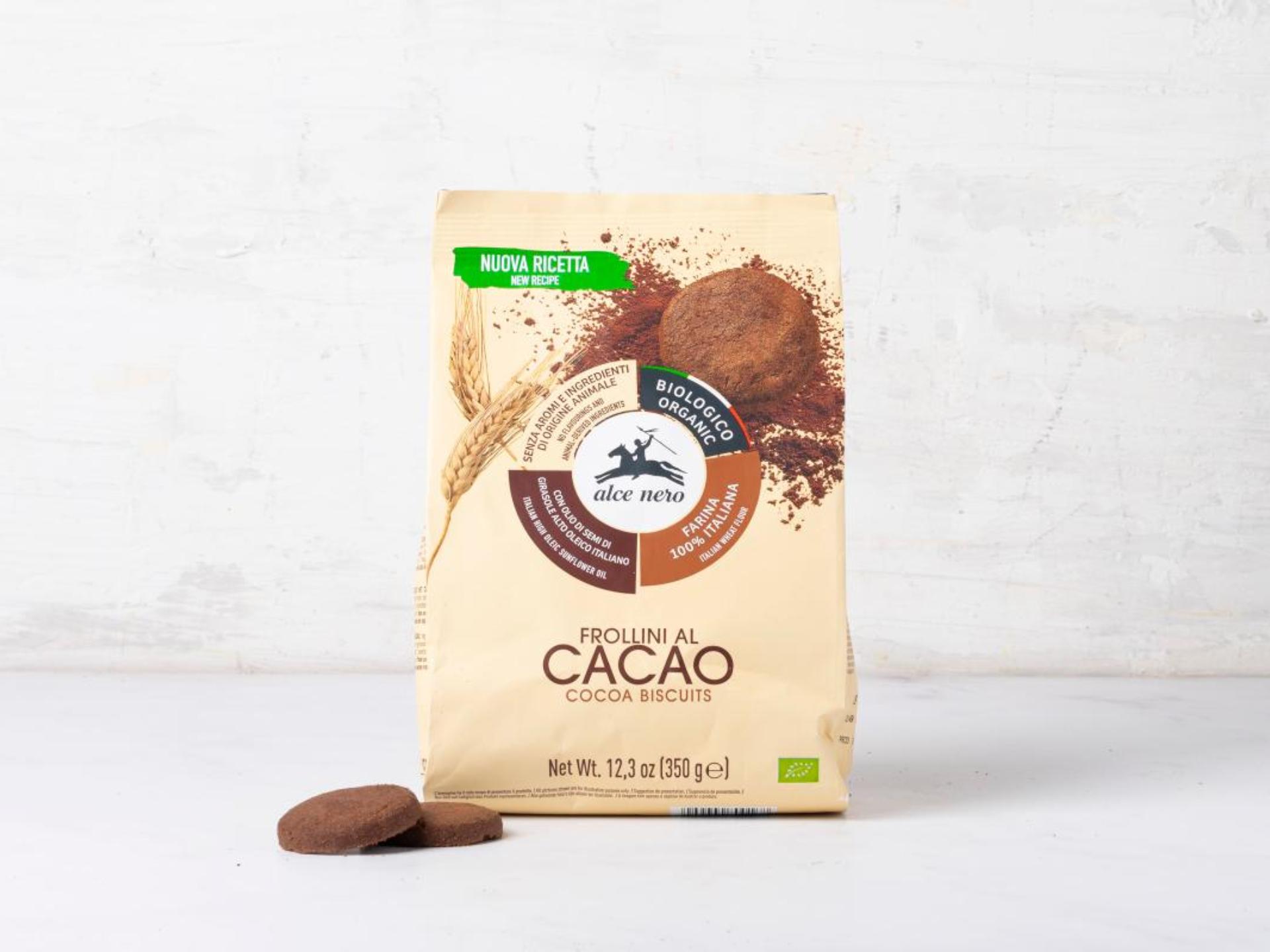 Frollini al cacao senza burro e uova BIO