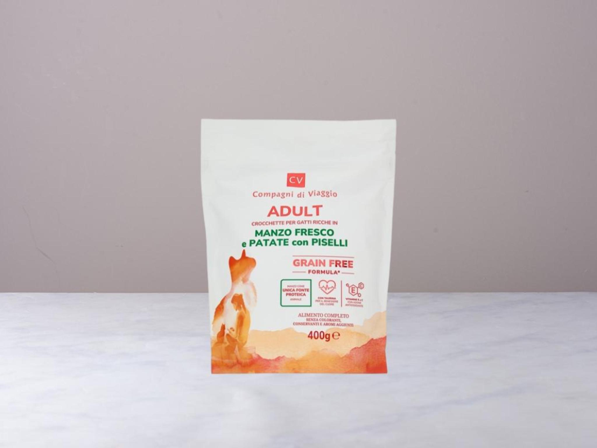 Adult Crocchette per gatto con manzo e piselli