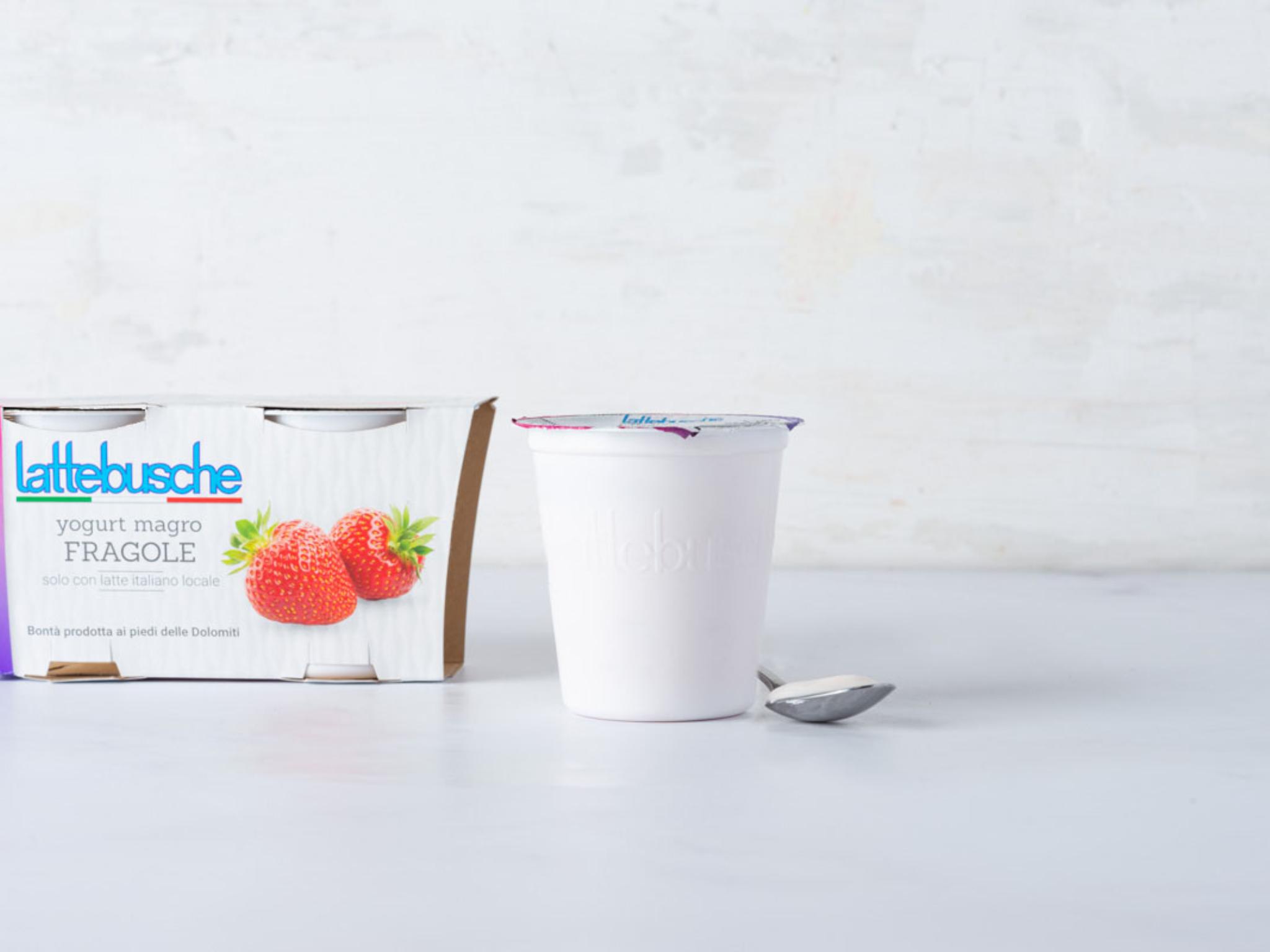 Yogurt magro alla fragola