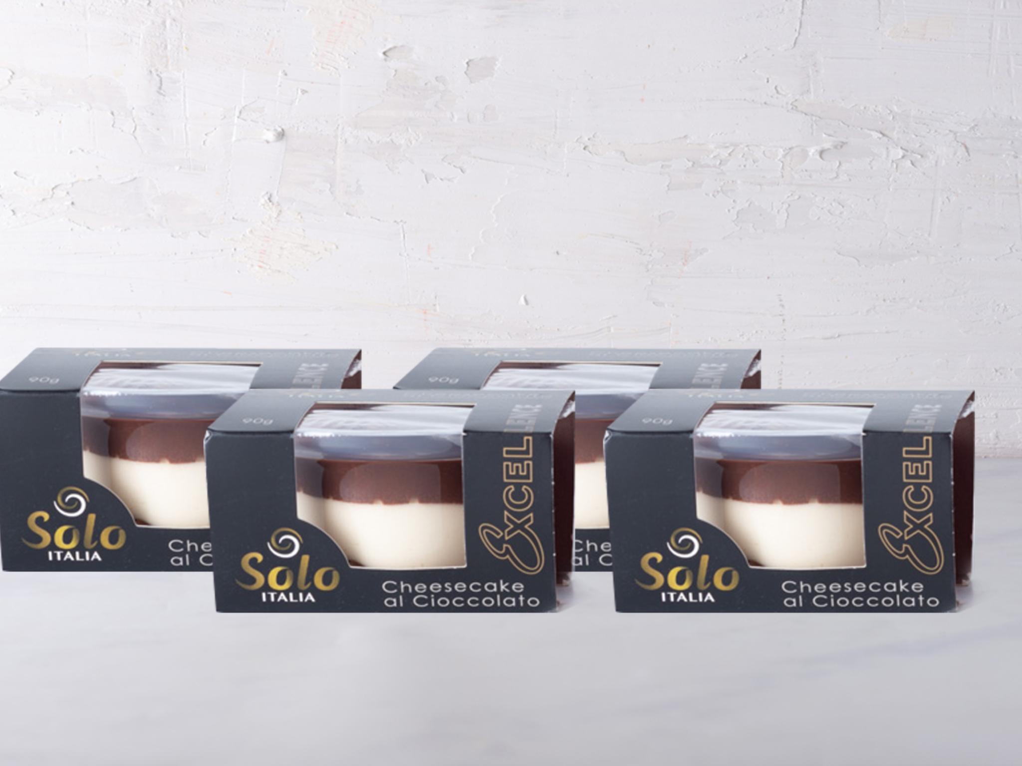4 Cheesecake al cioccolato