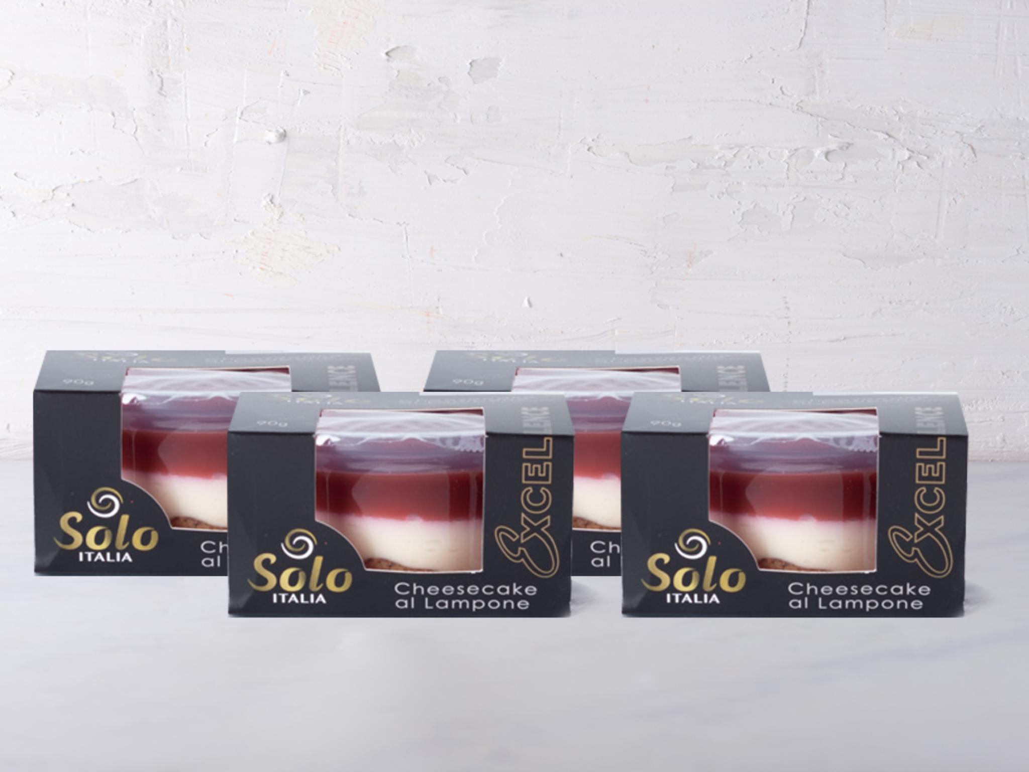 4 Cheesecake al lampone