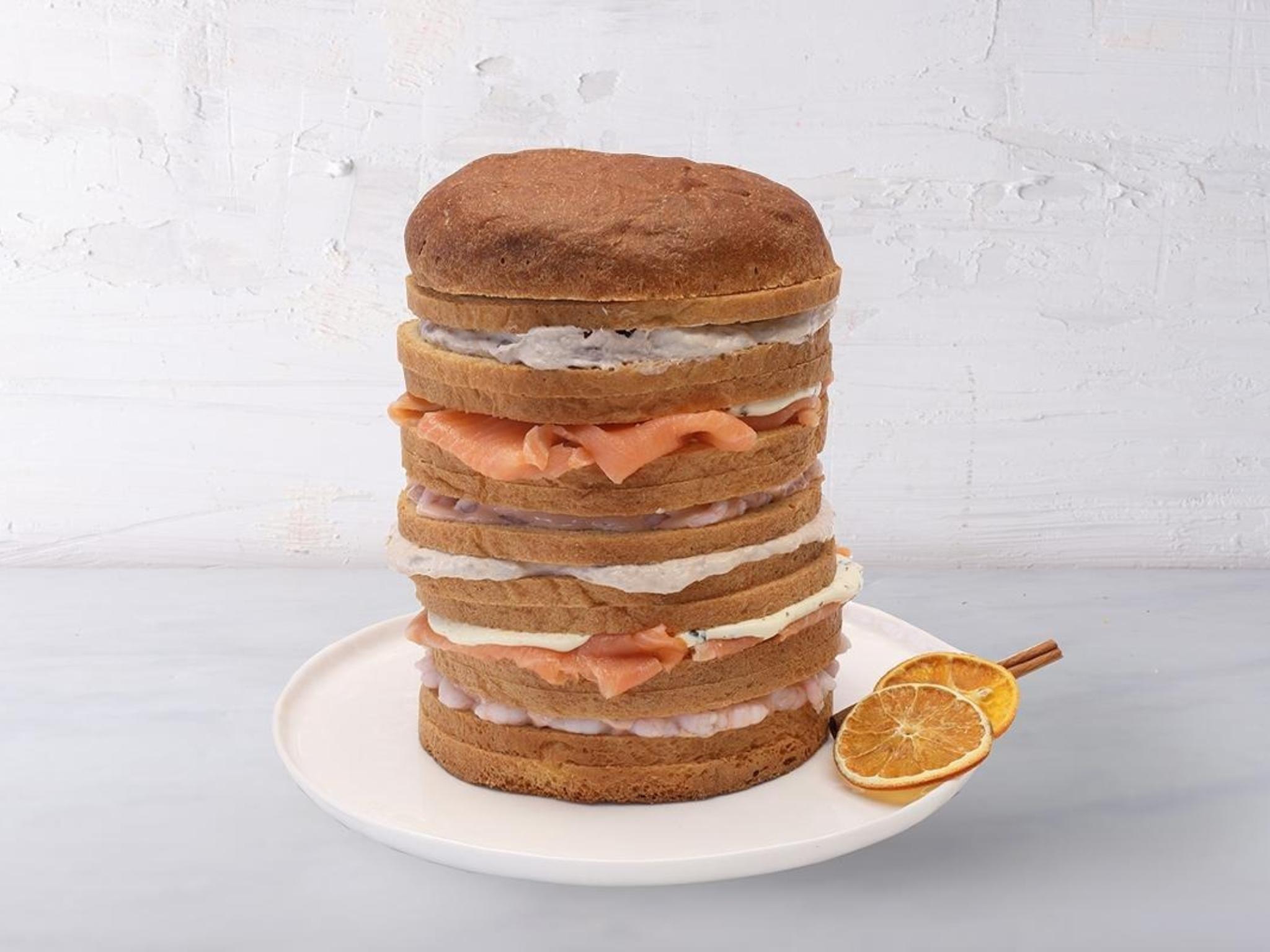 Panettone gastronomico farcito