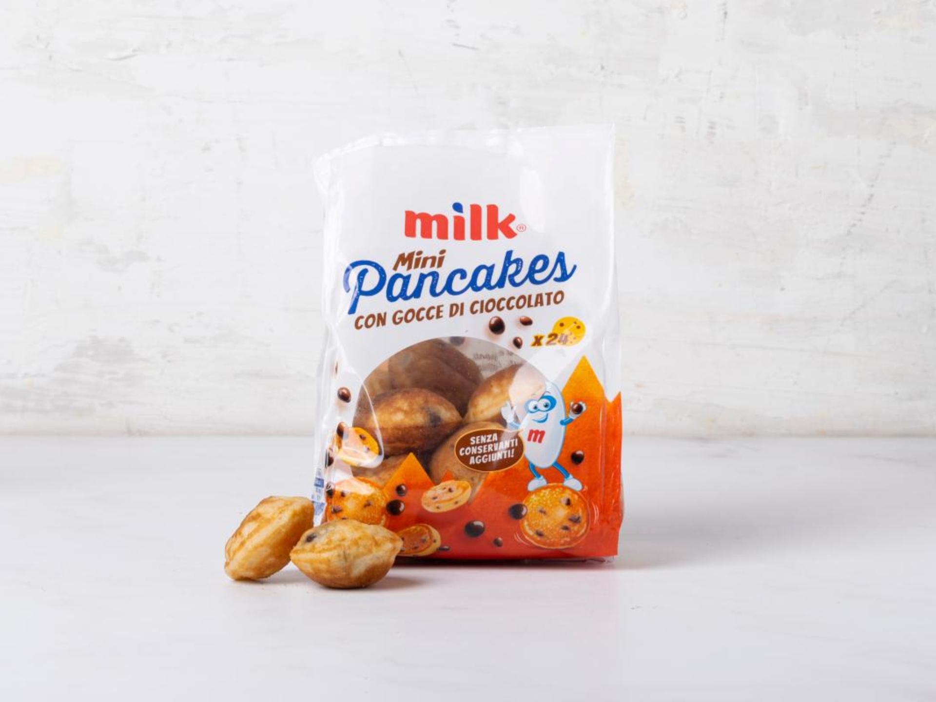 Mini Pancakes con Gocce di Cioccolato