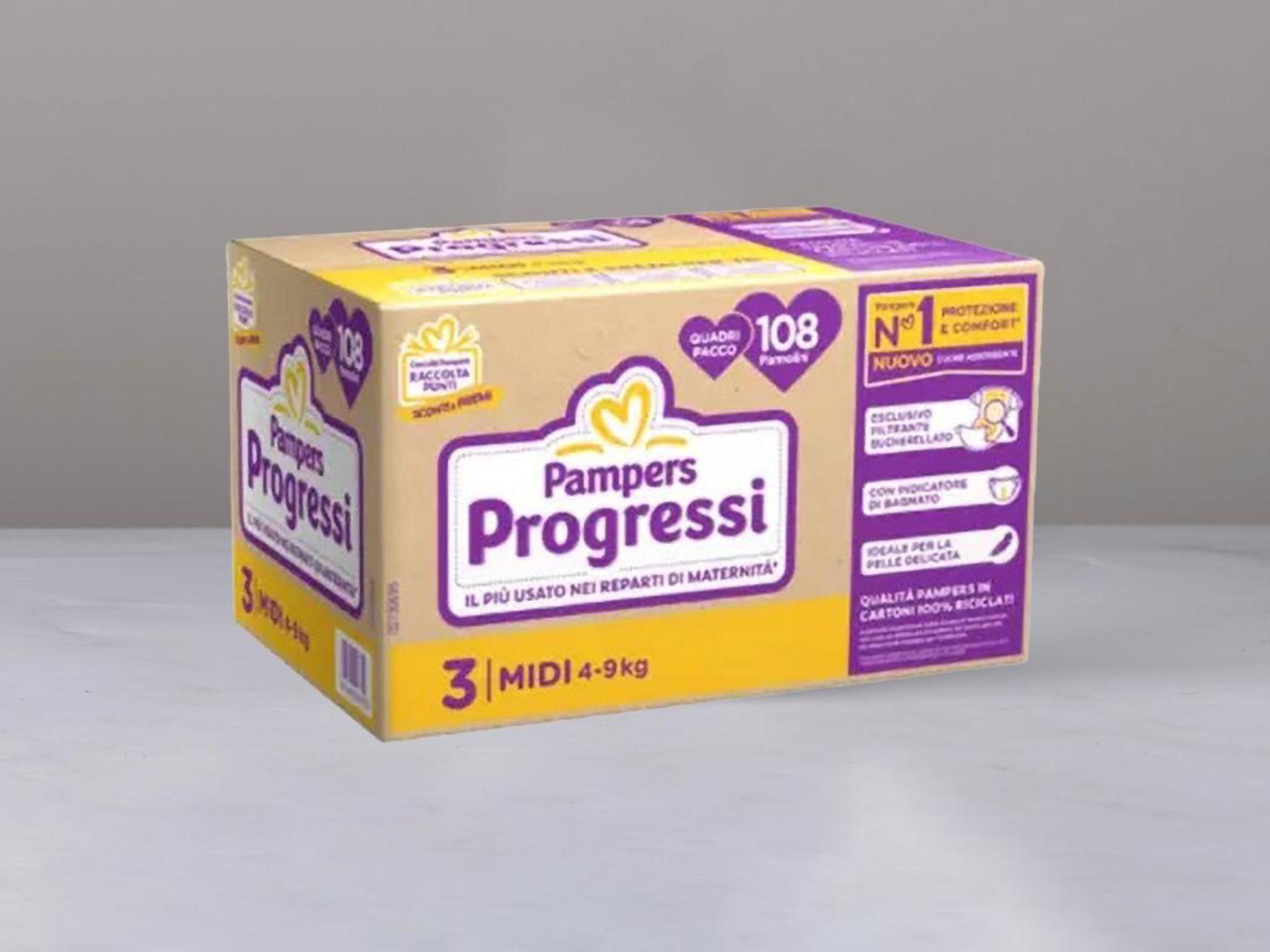 108 pannolini midi taglia 3