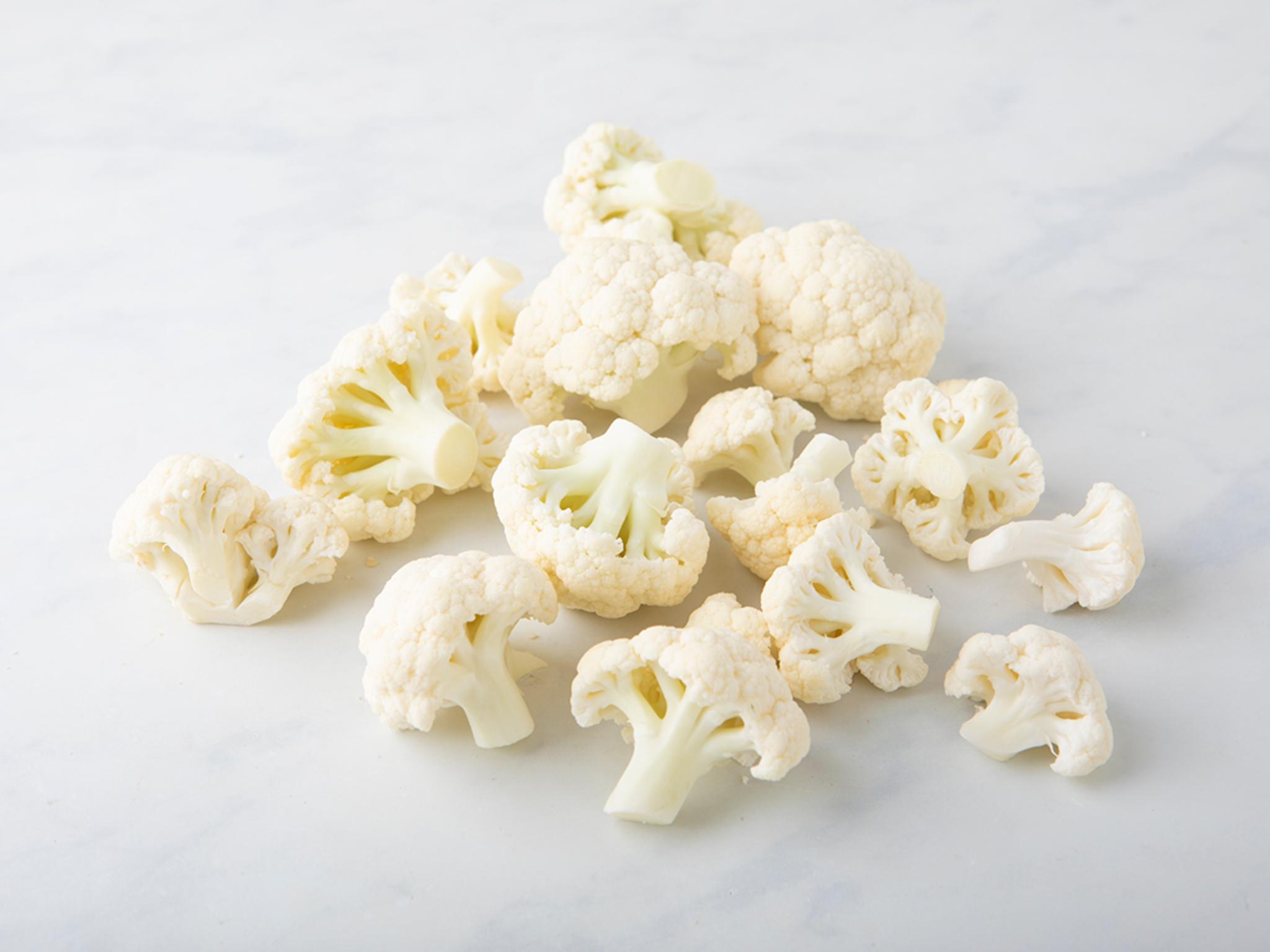 Rosette di cavolfiore bianco BIO