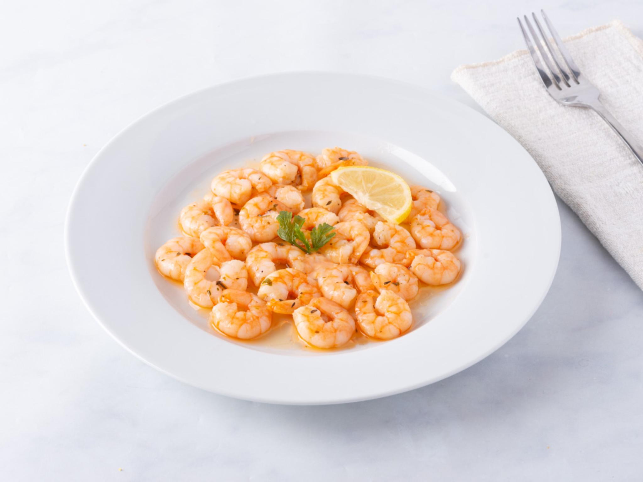 Code di mazzancolle al limone