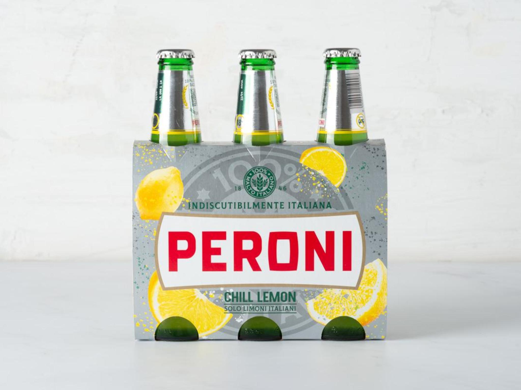 3 Birra Peroni chill lemon