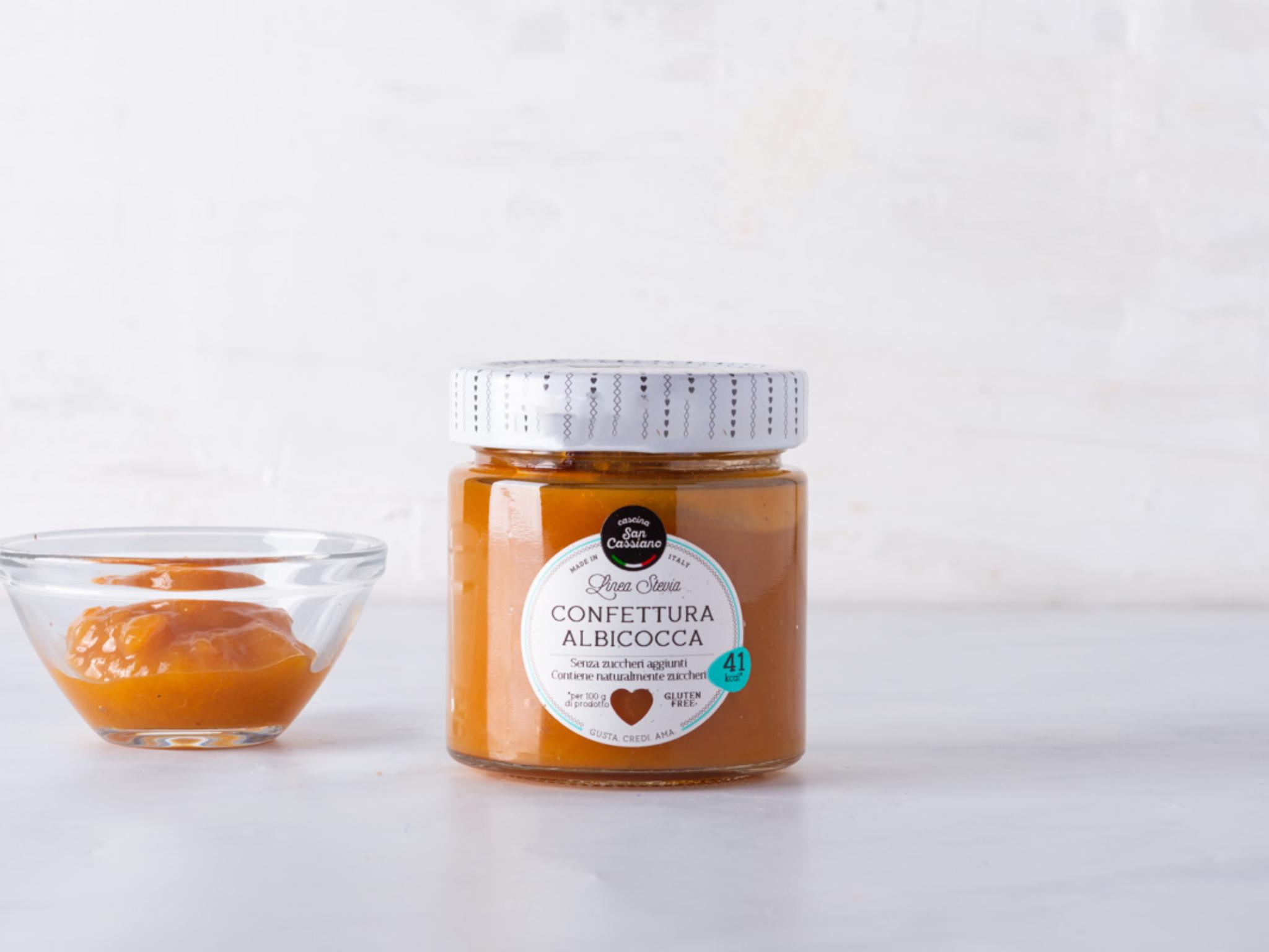 Confettura di albicocche con stevia
