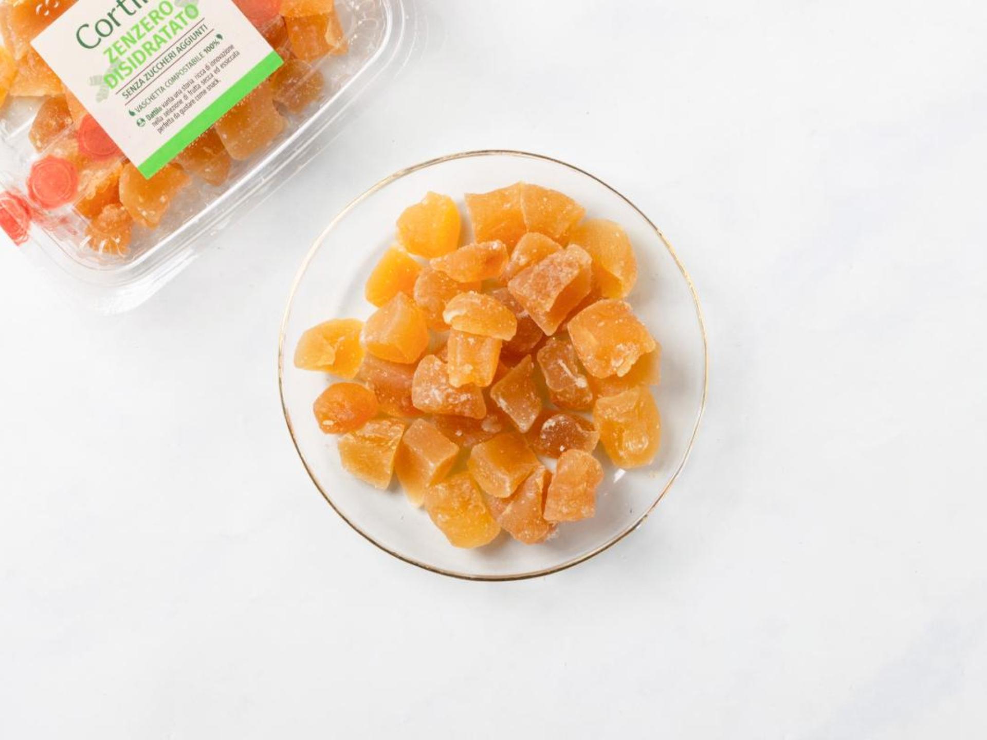 Zenzero disidratato senza zucchero aggiunto