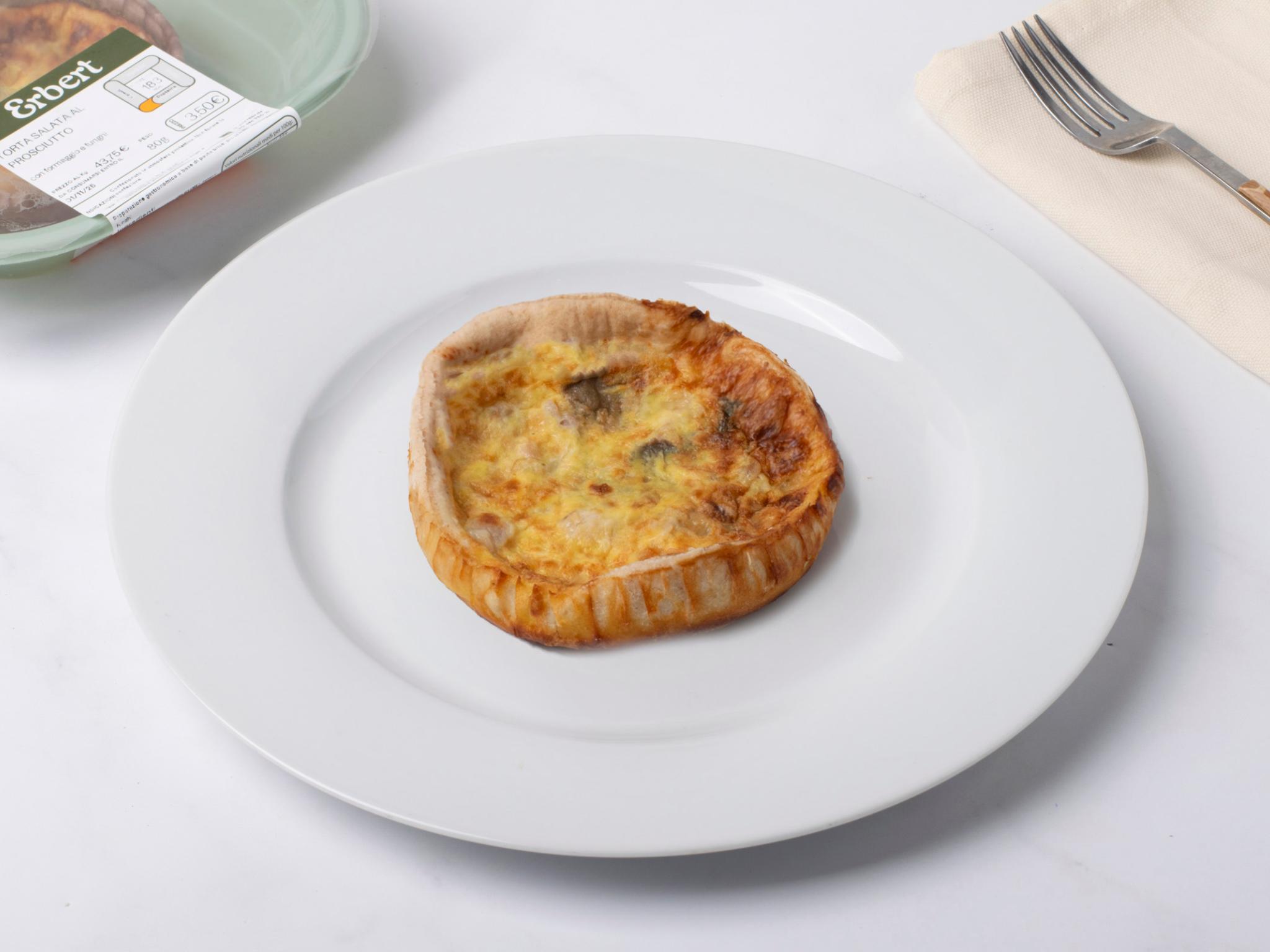 Torta salata al prosciutto