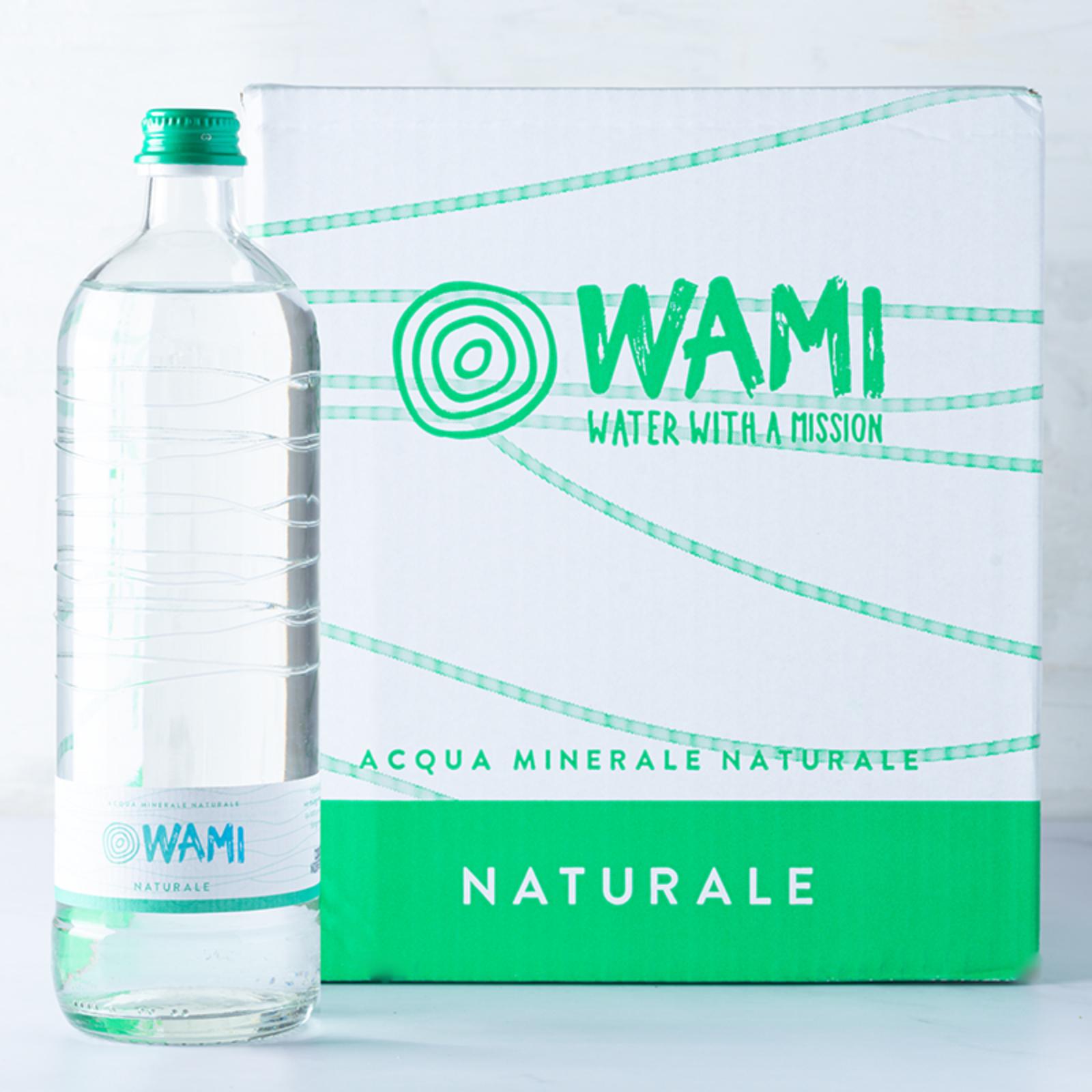 6 Acqua naturale in vetro 0,75 lt