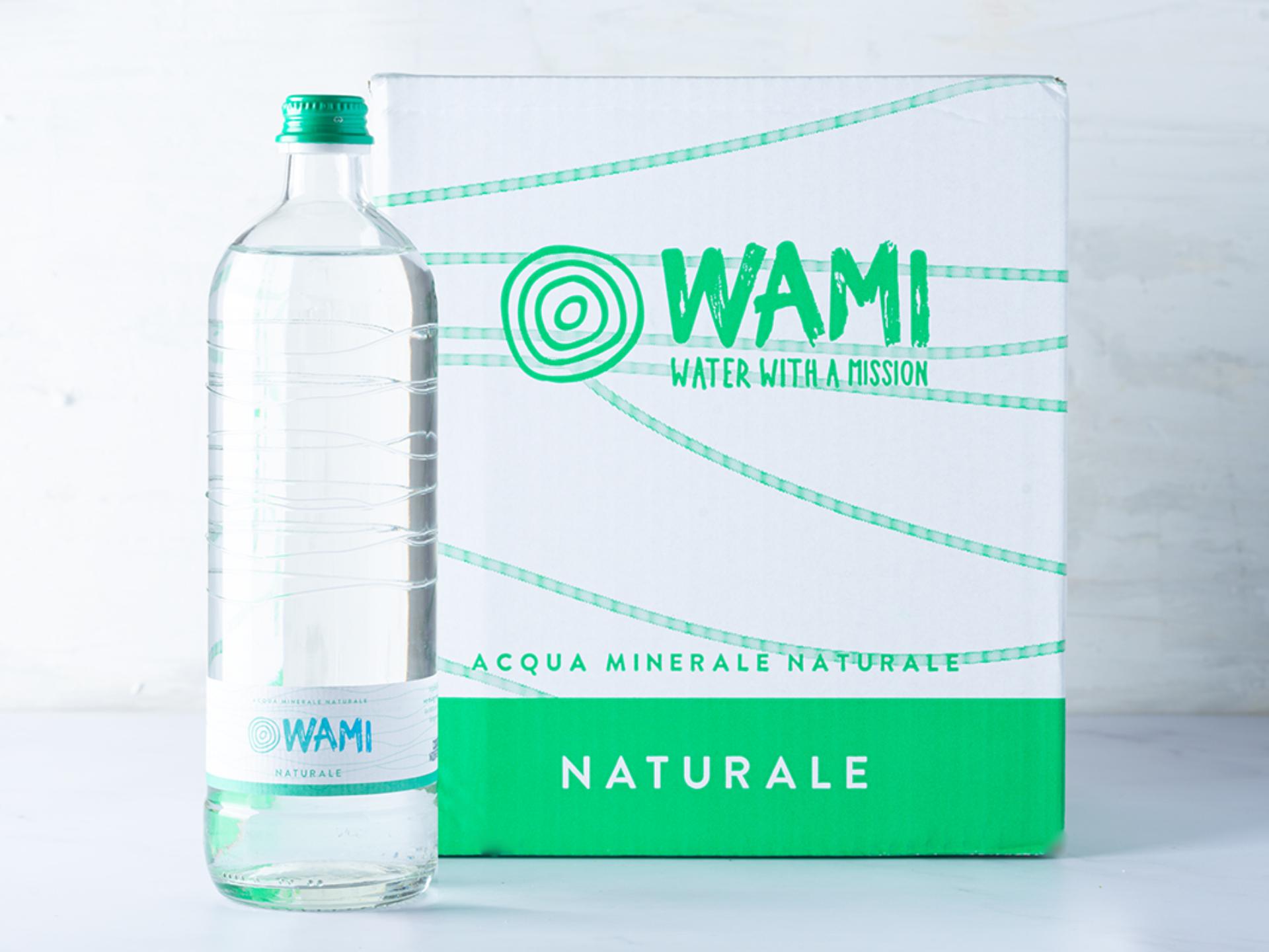 6 Acqua naturale in vetro 0,75 lt