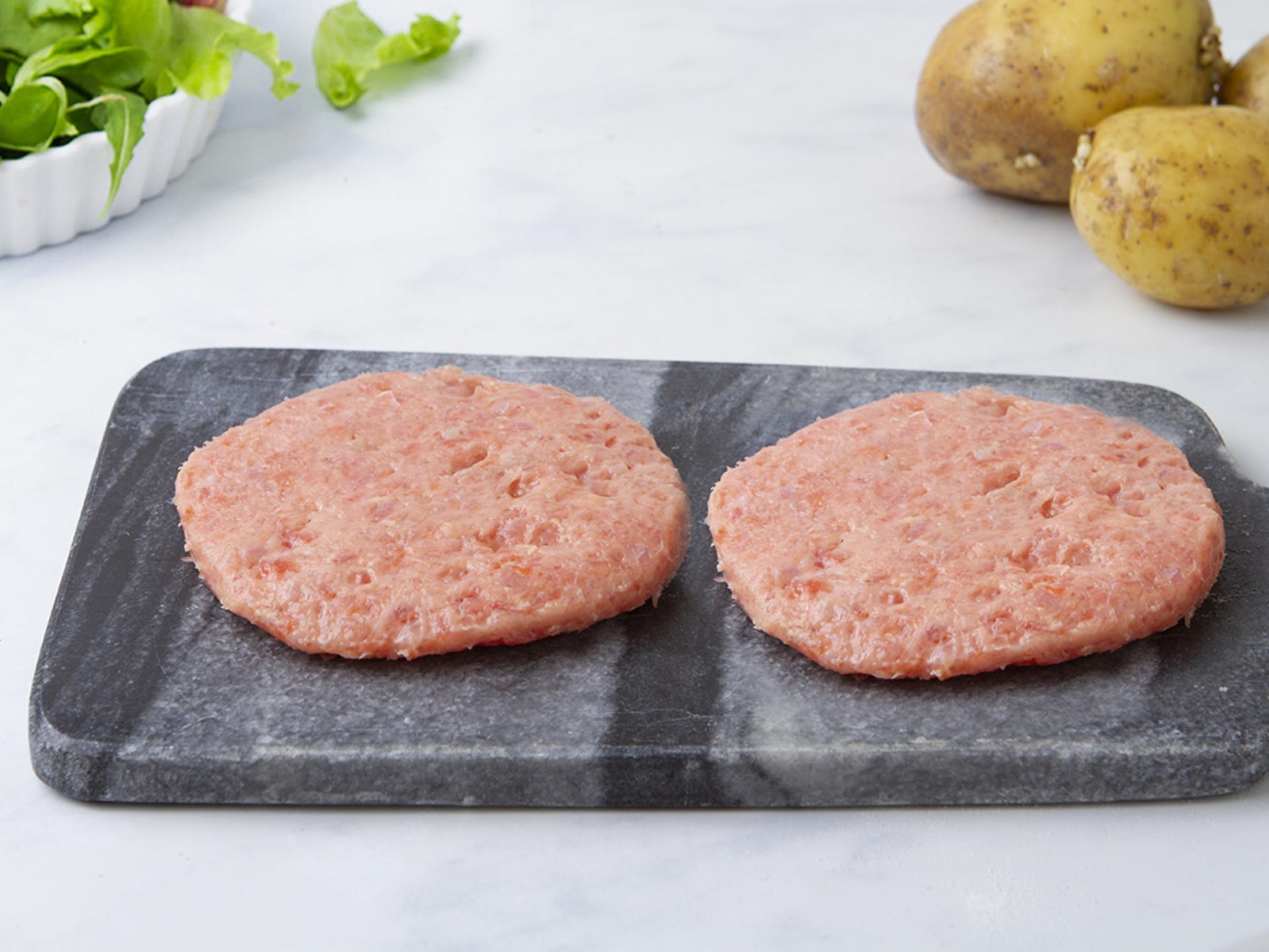 Burger di trota salmonata