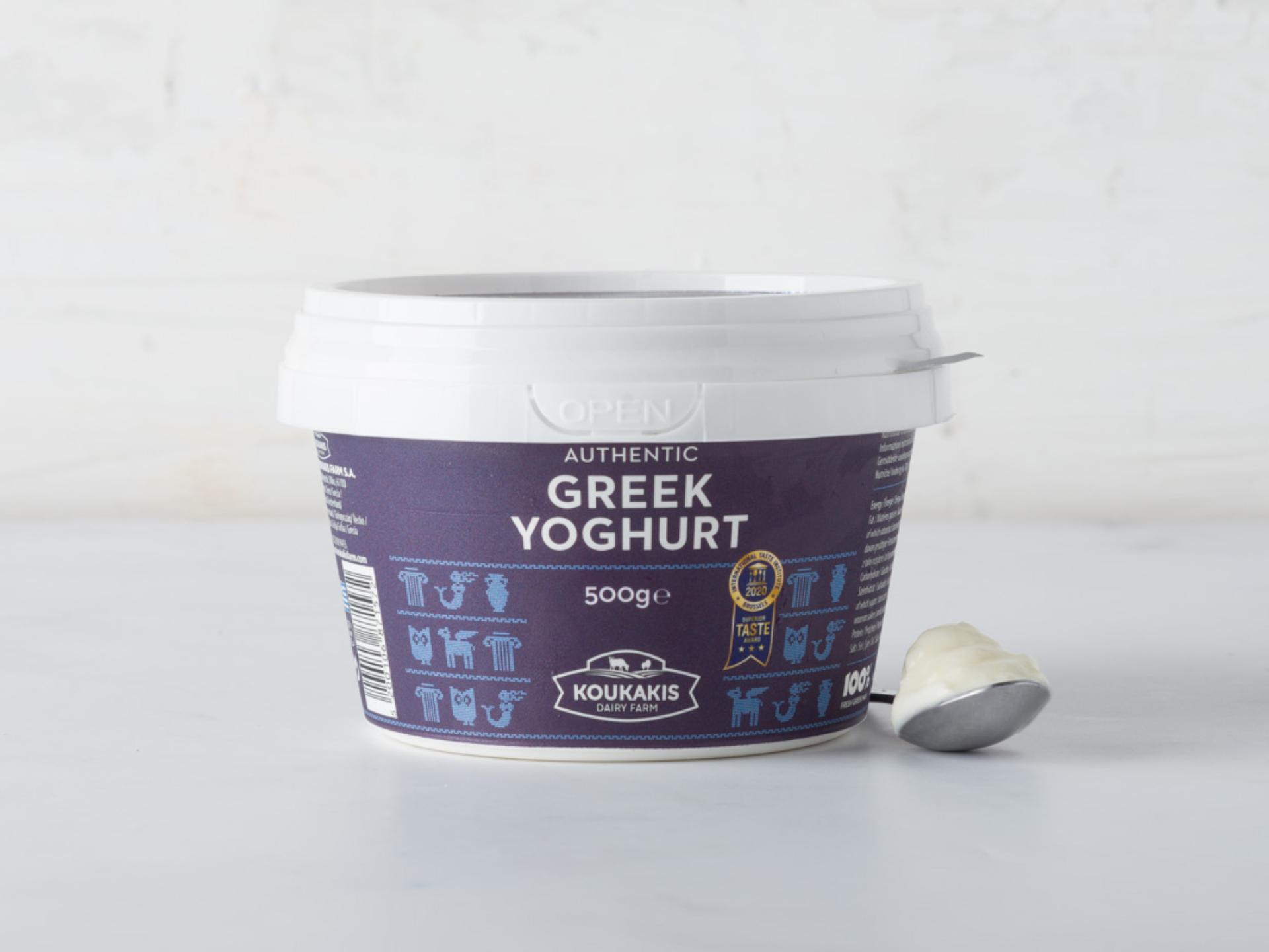 Yogurt greco bianco intero