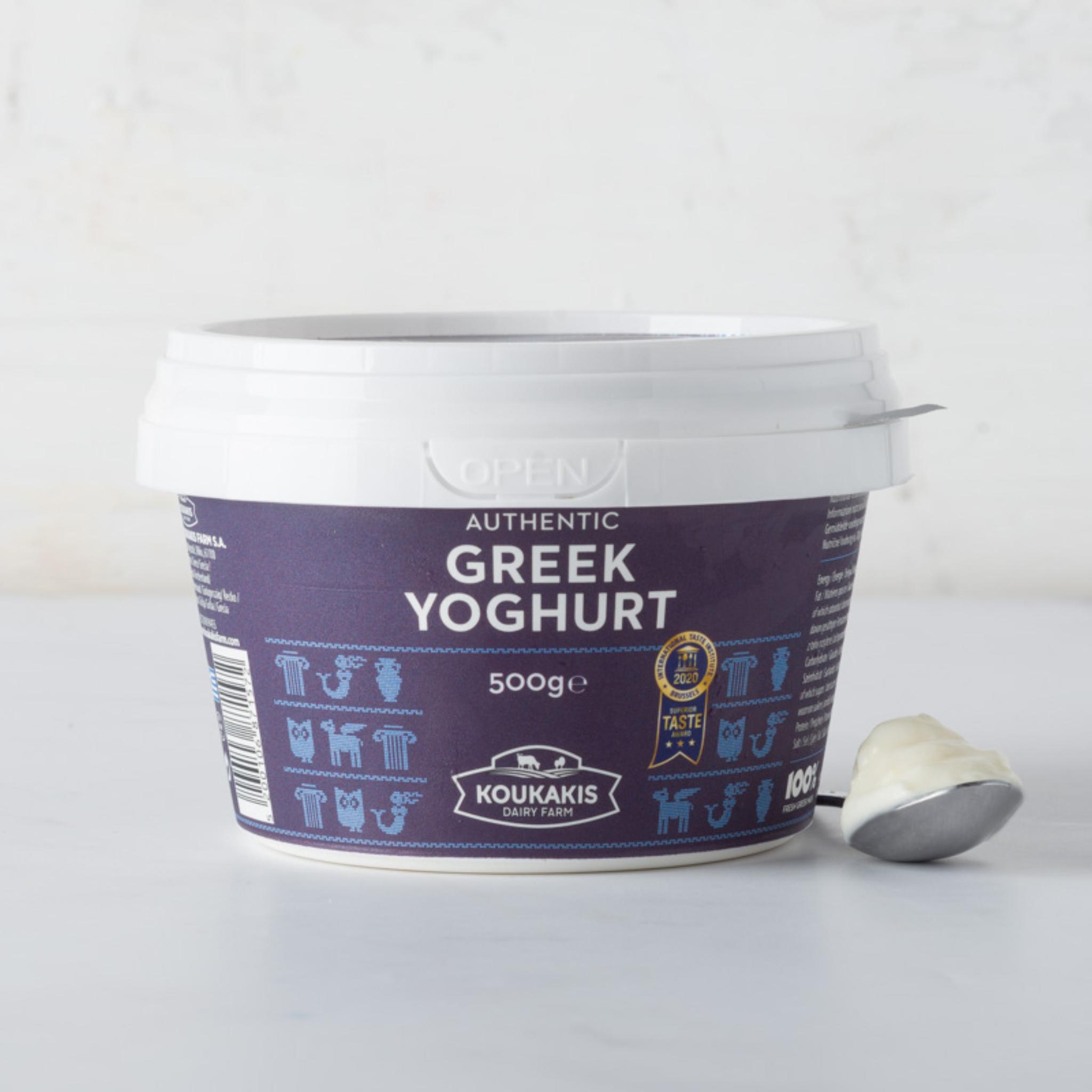 Yogurt greco bianco intero
