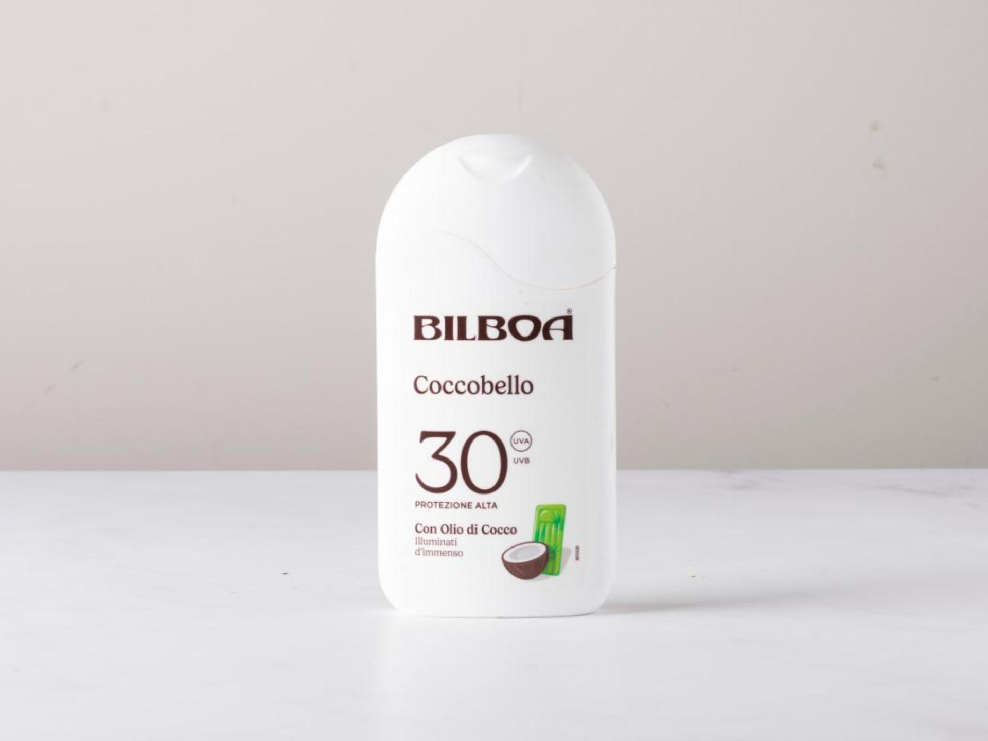 Crema solare SPF 30 con olio di cocco