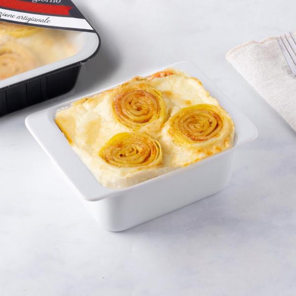 Gastronomia Falcone Roselline di pasta con prosciutto e formaggio | 200 g