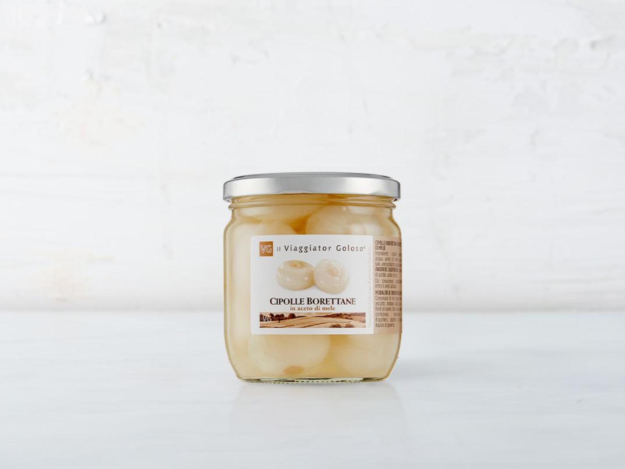 Cipolle borettane in aceto di mele