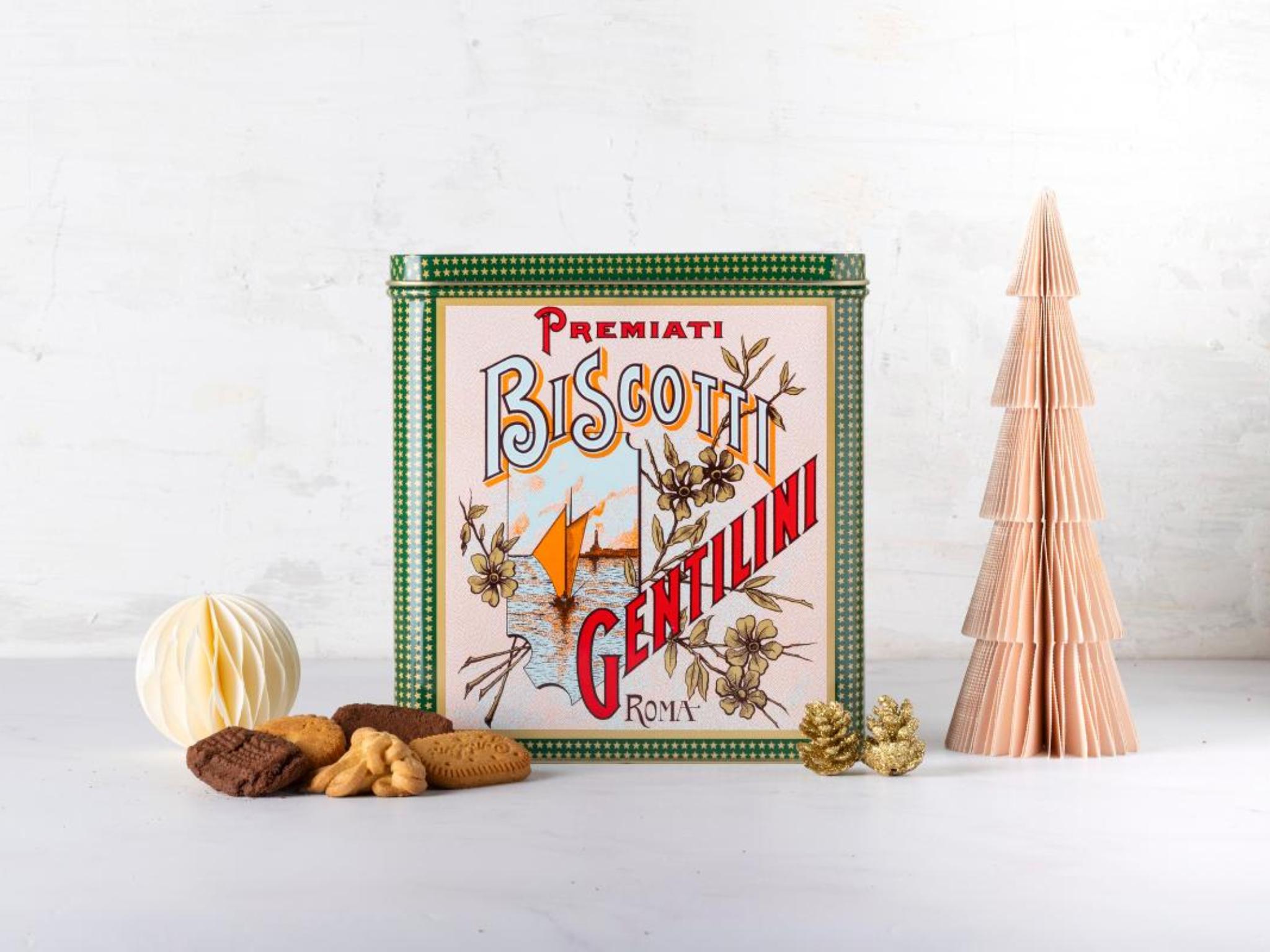 Latta con biscotti misti