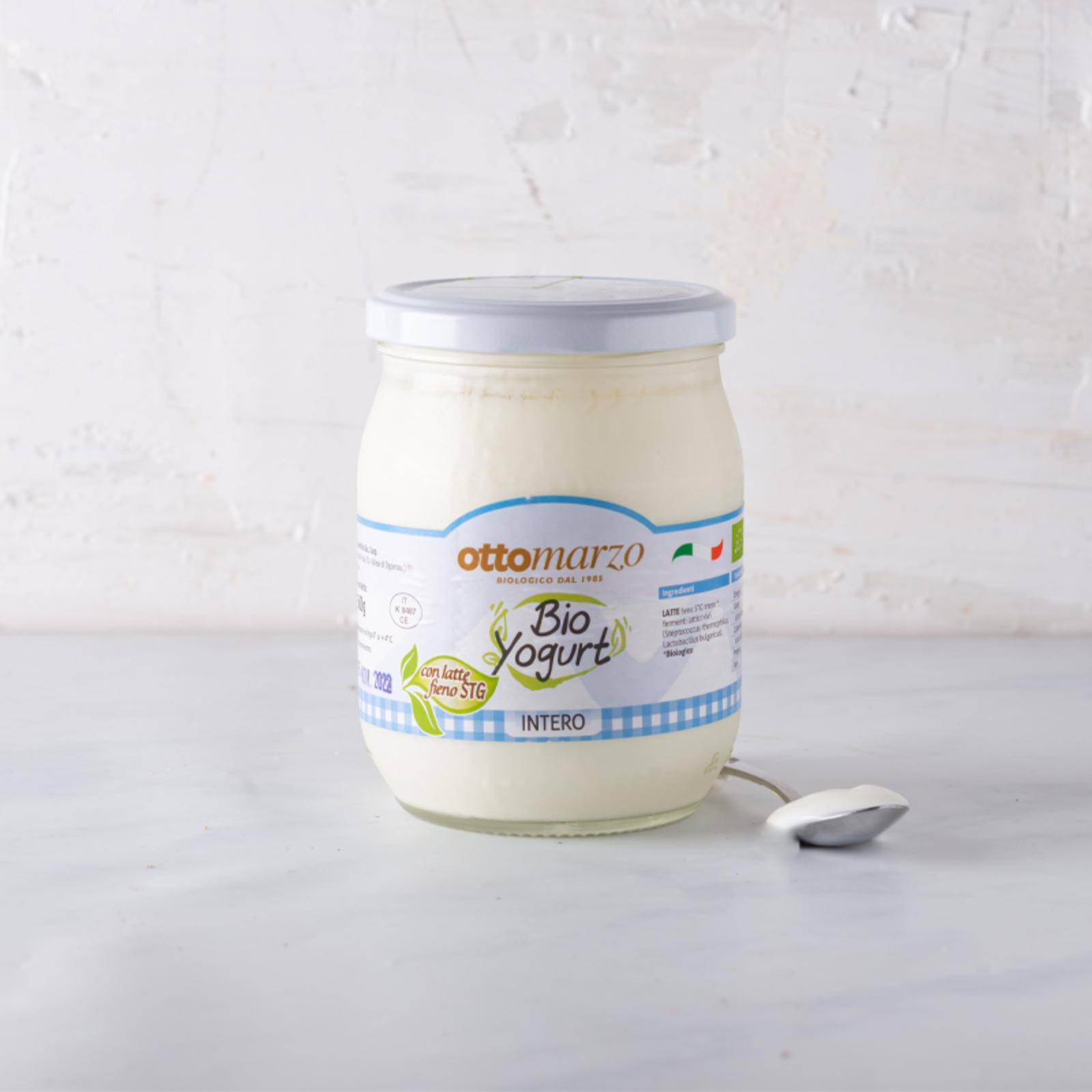 Yogurt intero bianco BIO con latte fieno STG