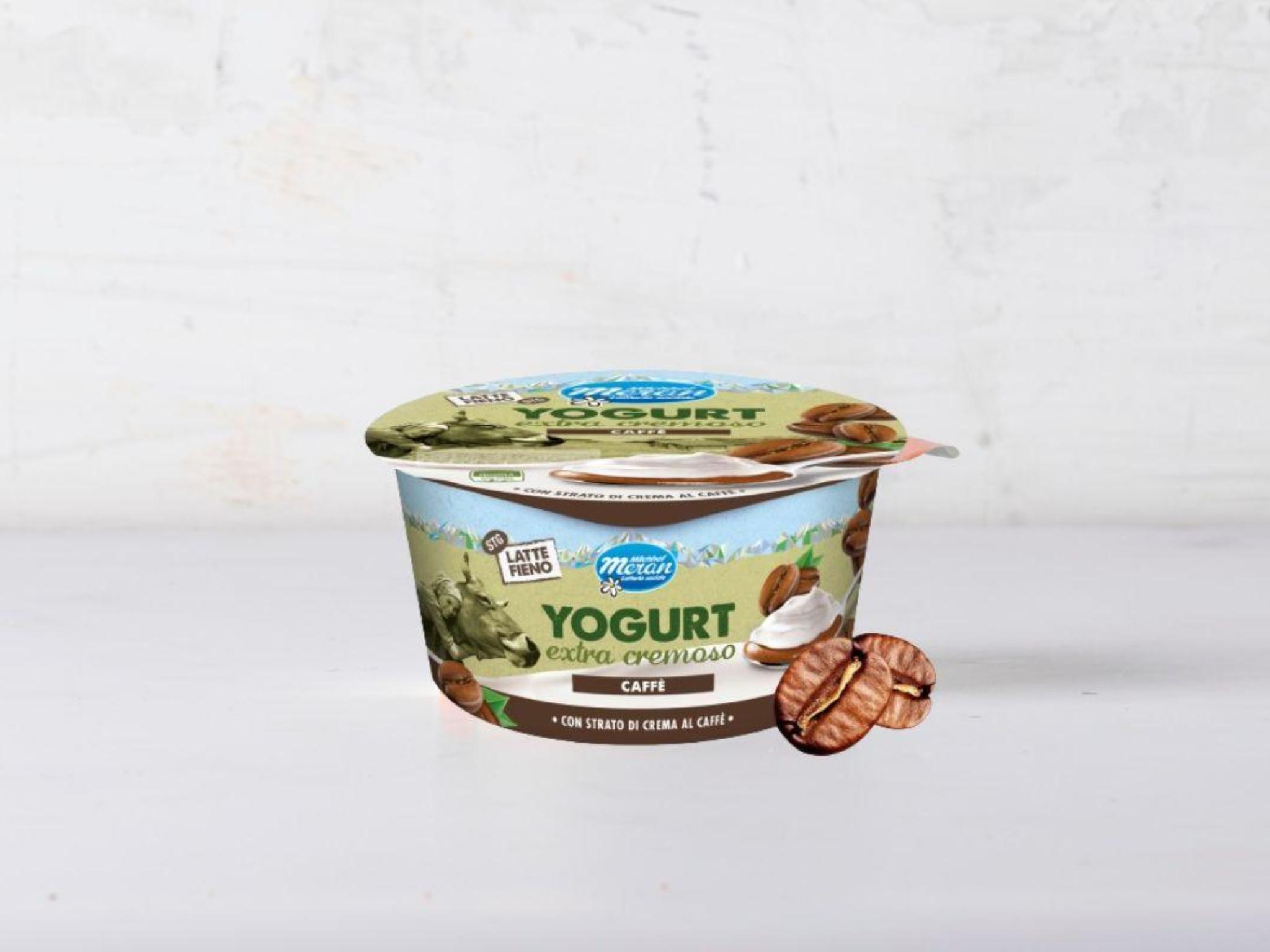 Yogurt extra cremoso da latte fieno STG con caffè