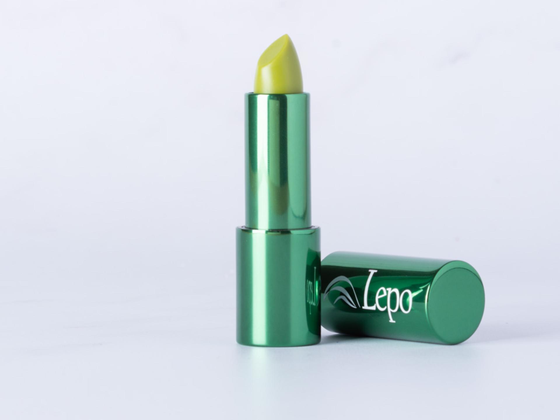 Rossetto cambiacolore verde