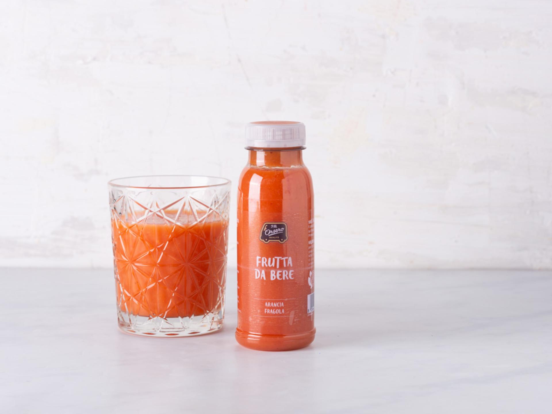 Succo arancia e fragola