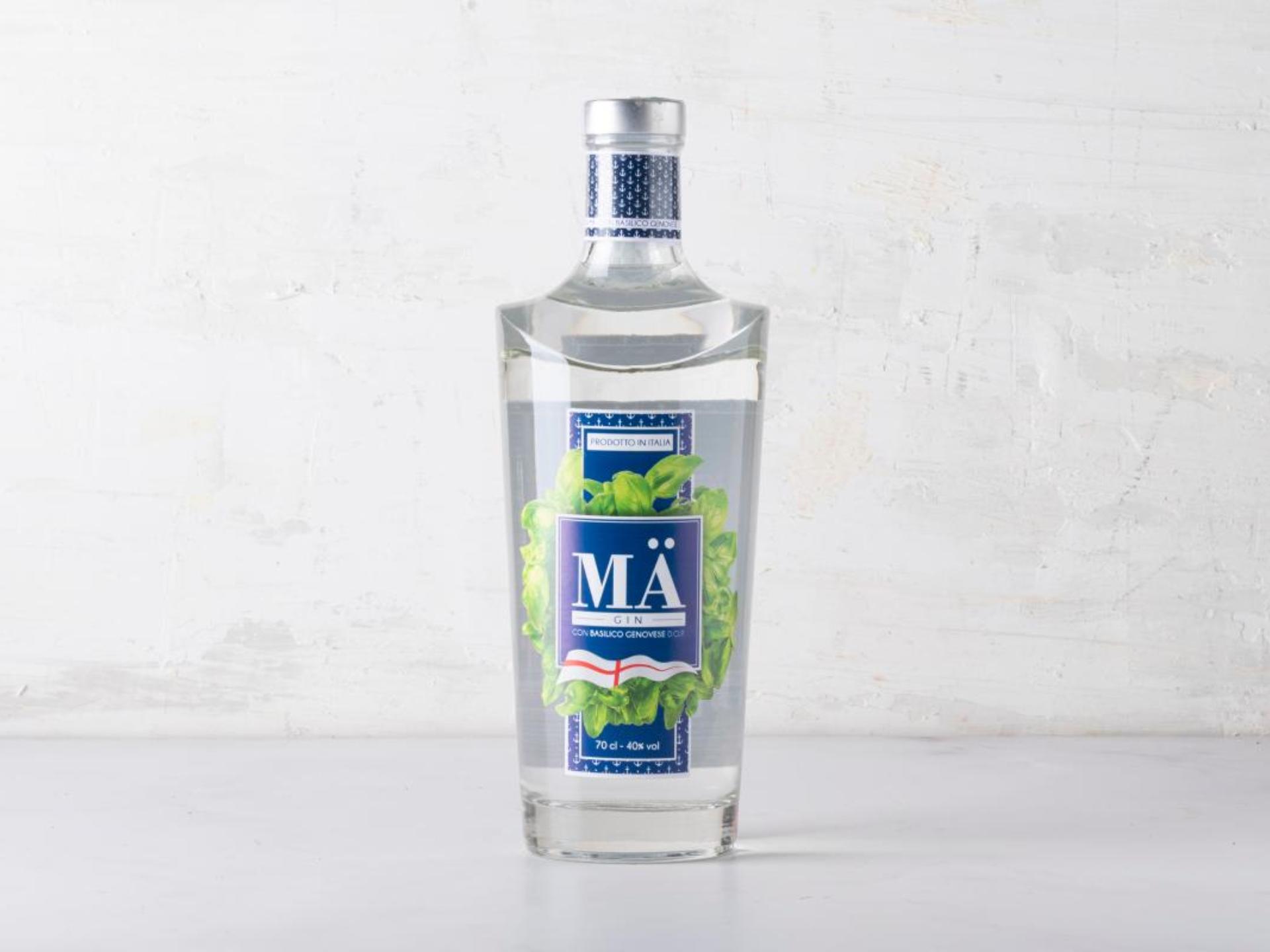 Gin con basilico genovese DOP