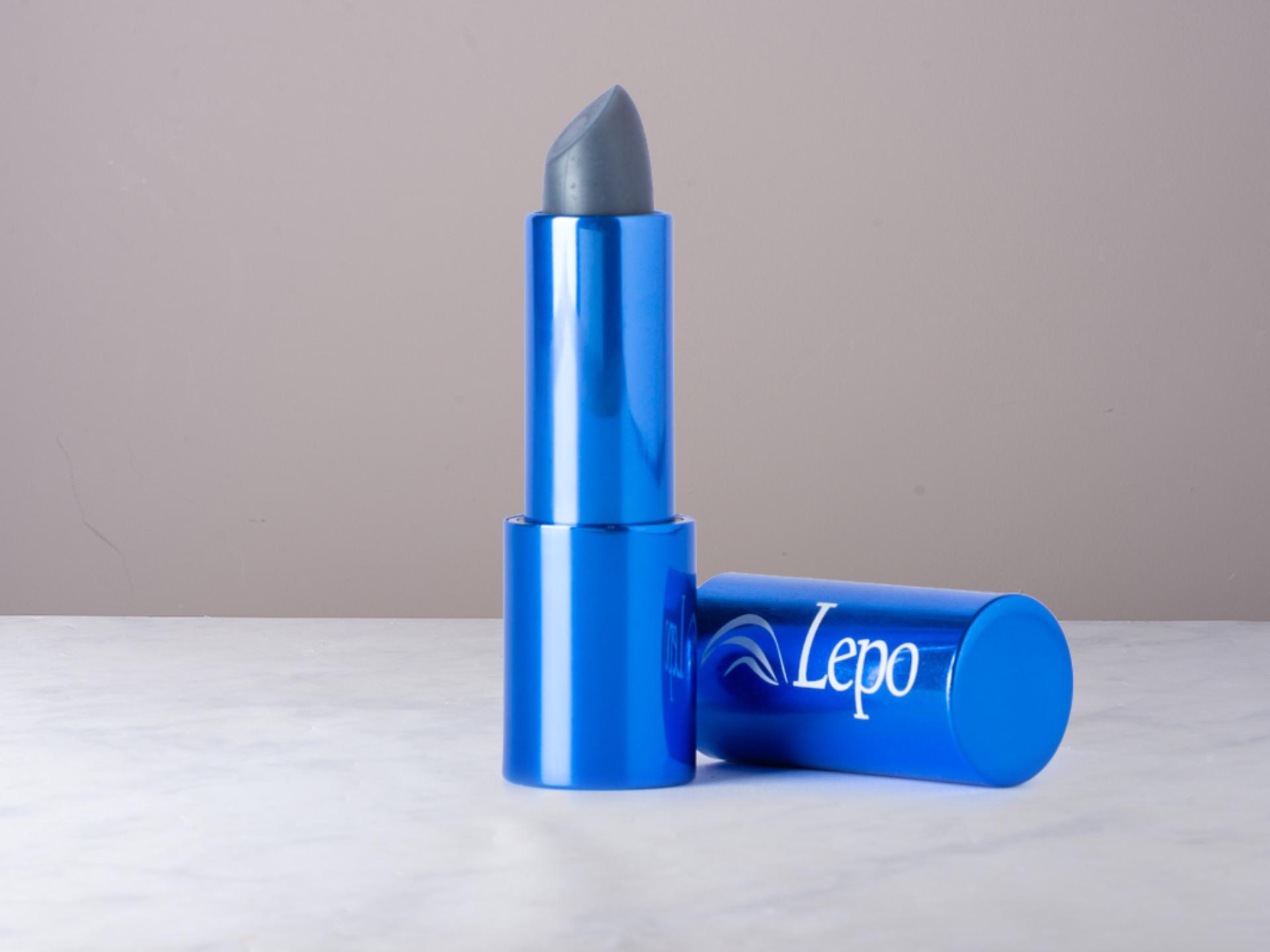 Rossetto cambiacolore blu