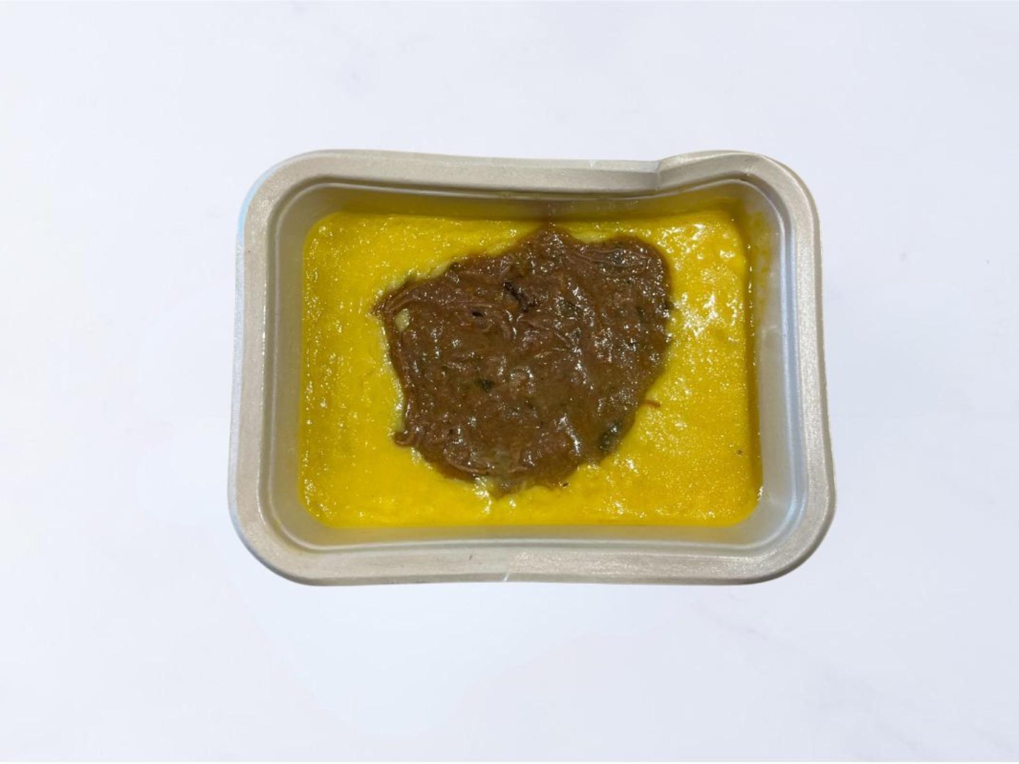 Risotto alla milanese con manzo in gremolada
