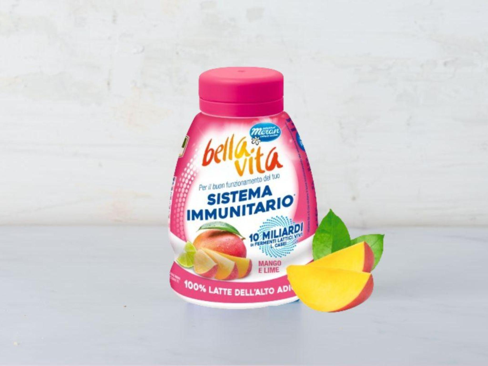 Yogurt Bella Vita Drink al mango e lime da bere