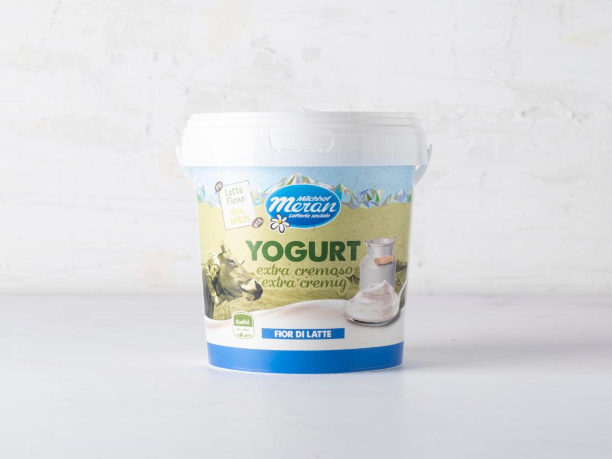 Yogurt intero extra cremoso bianco naturale da latte fieno STG