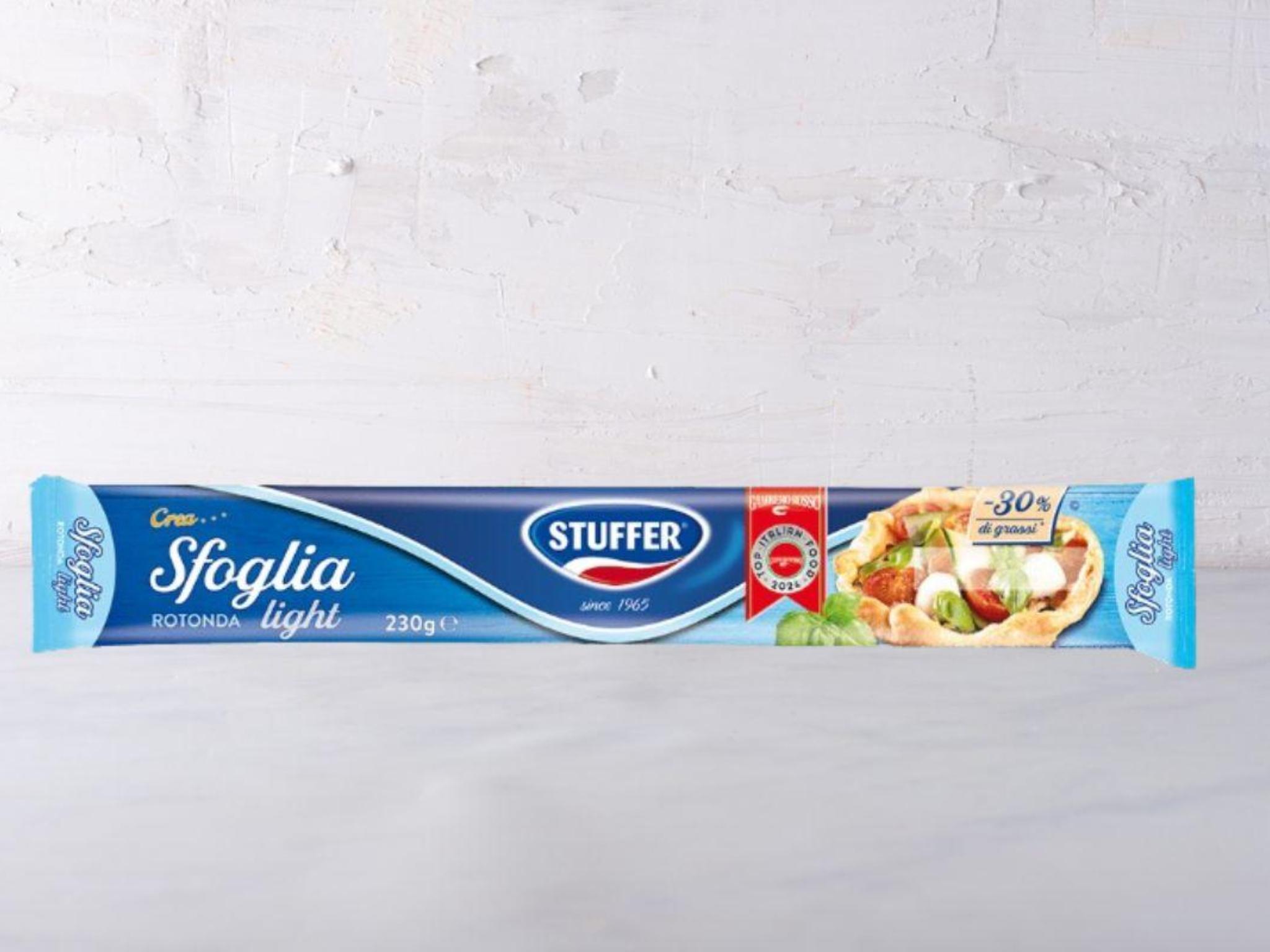 Pasta sfoglia light rotonda