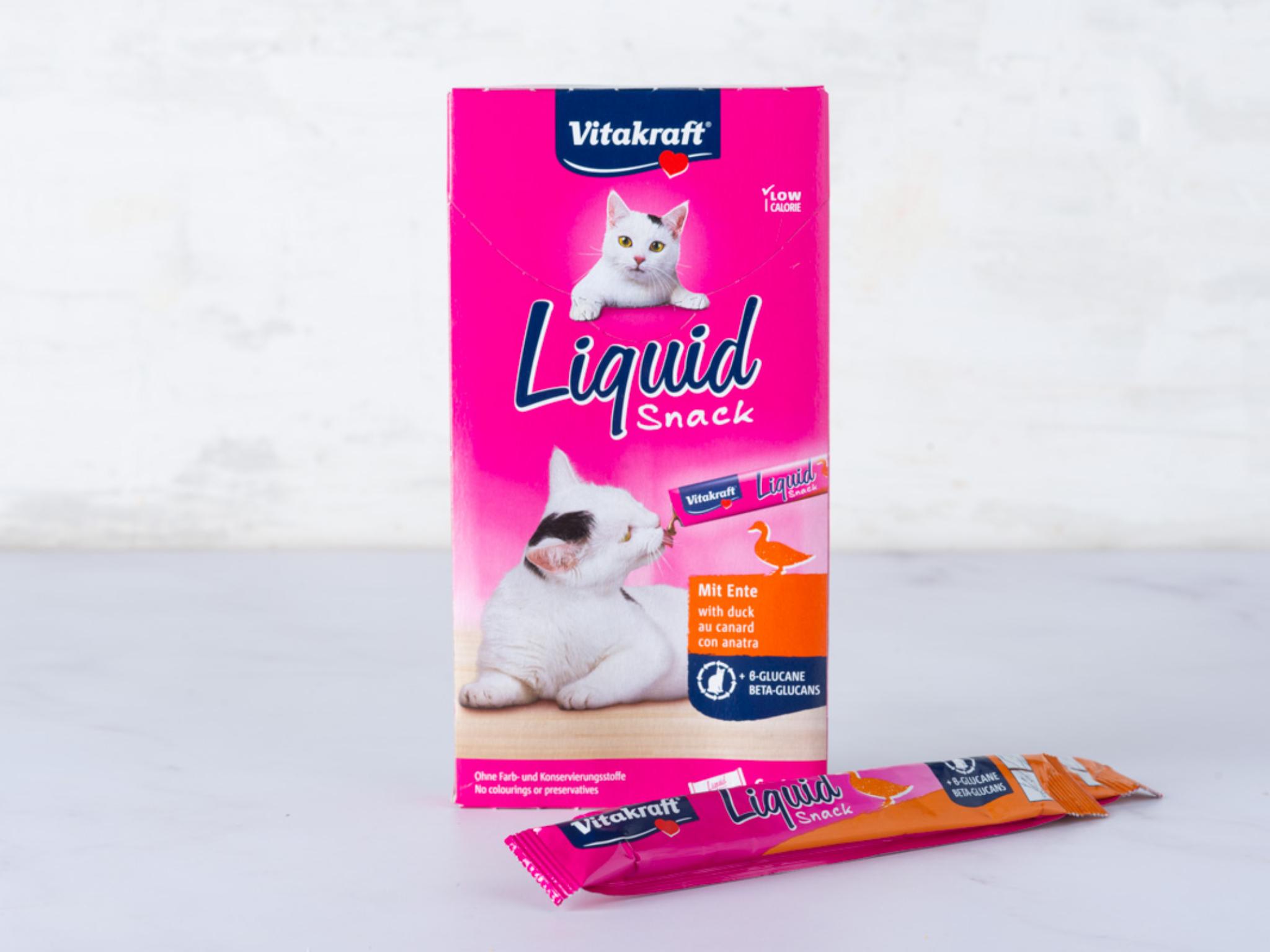 Cat Liquid-Snack anatra con Beta Glucani