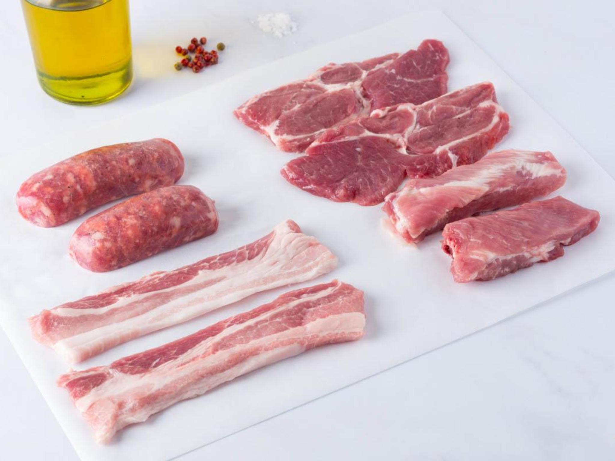 Gran grigliata di suino nero