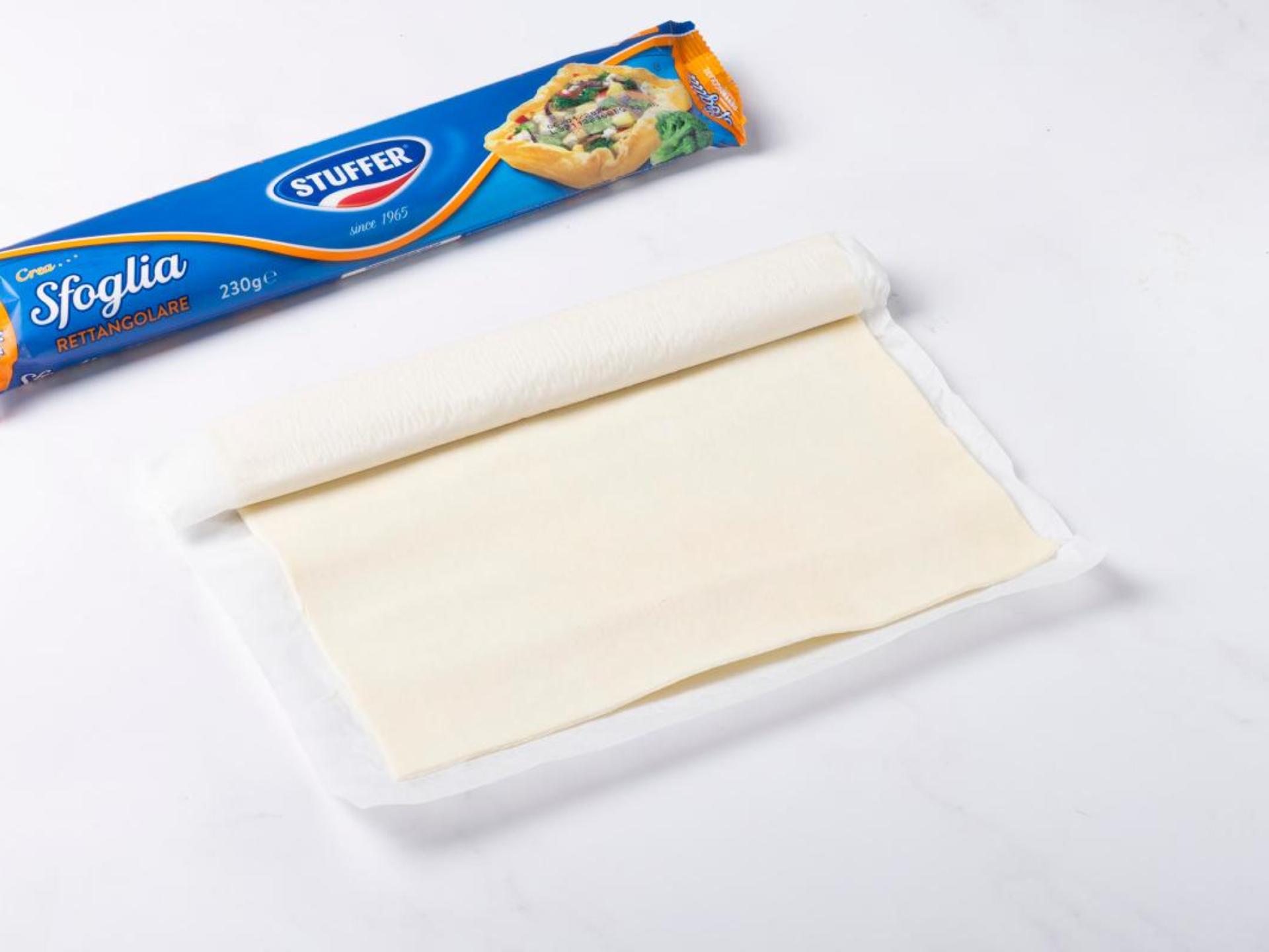 Pasta sfoglia rettangolare