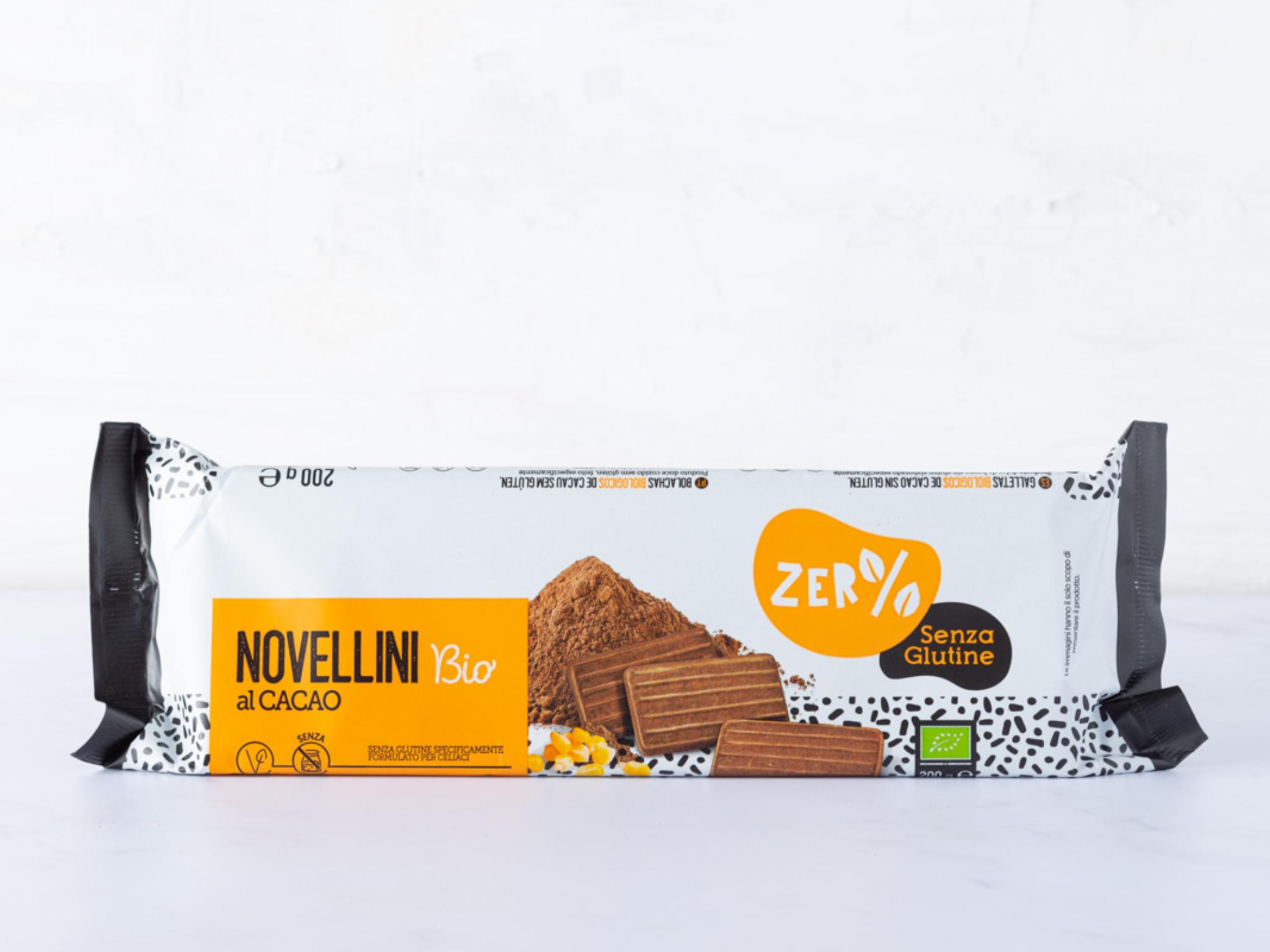 Novellini al cacao senza glutine