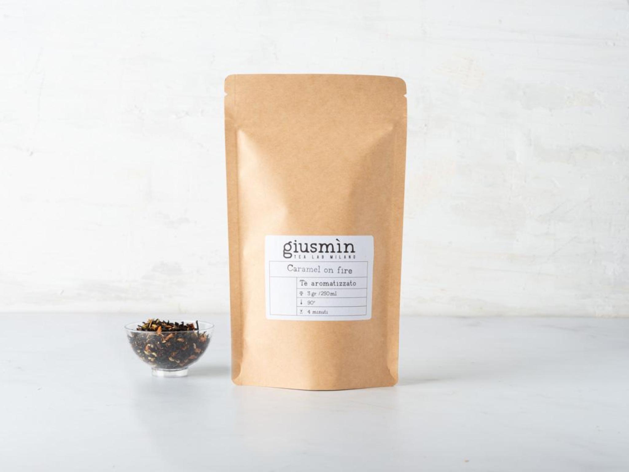 Tè nero aromatizzato al caramello