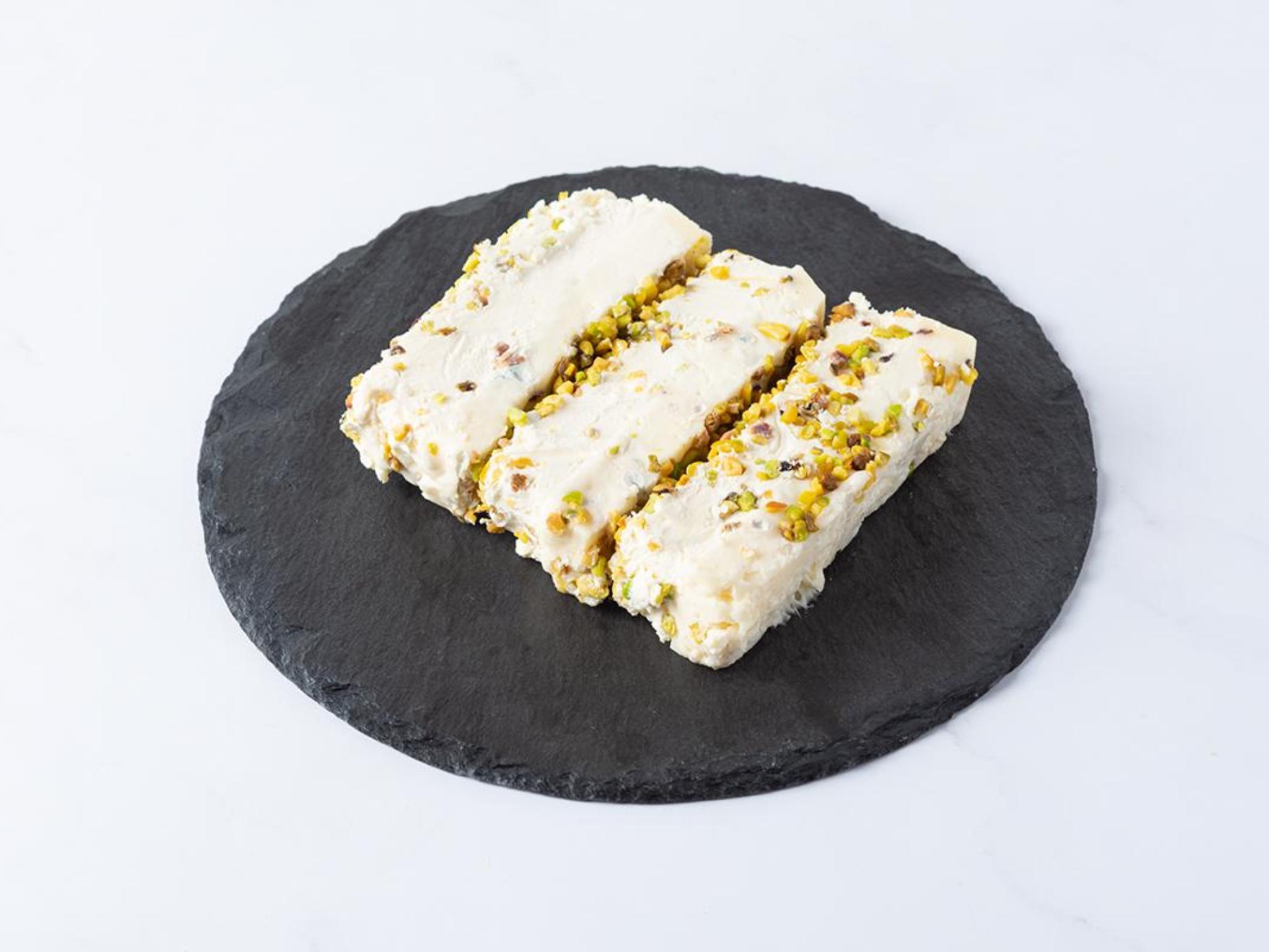 Gorgonzola DOP e mascarpone con pistacchio