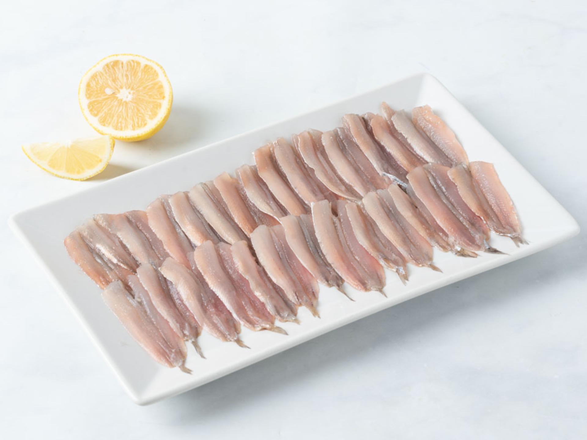 Filetti di alici fresche dell'Adriatico