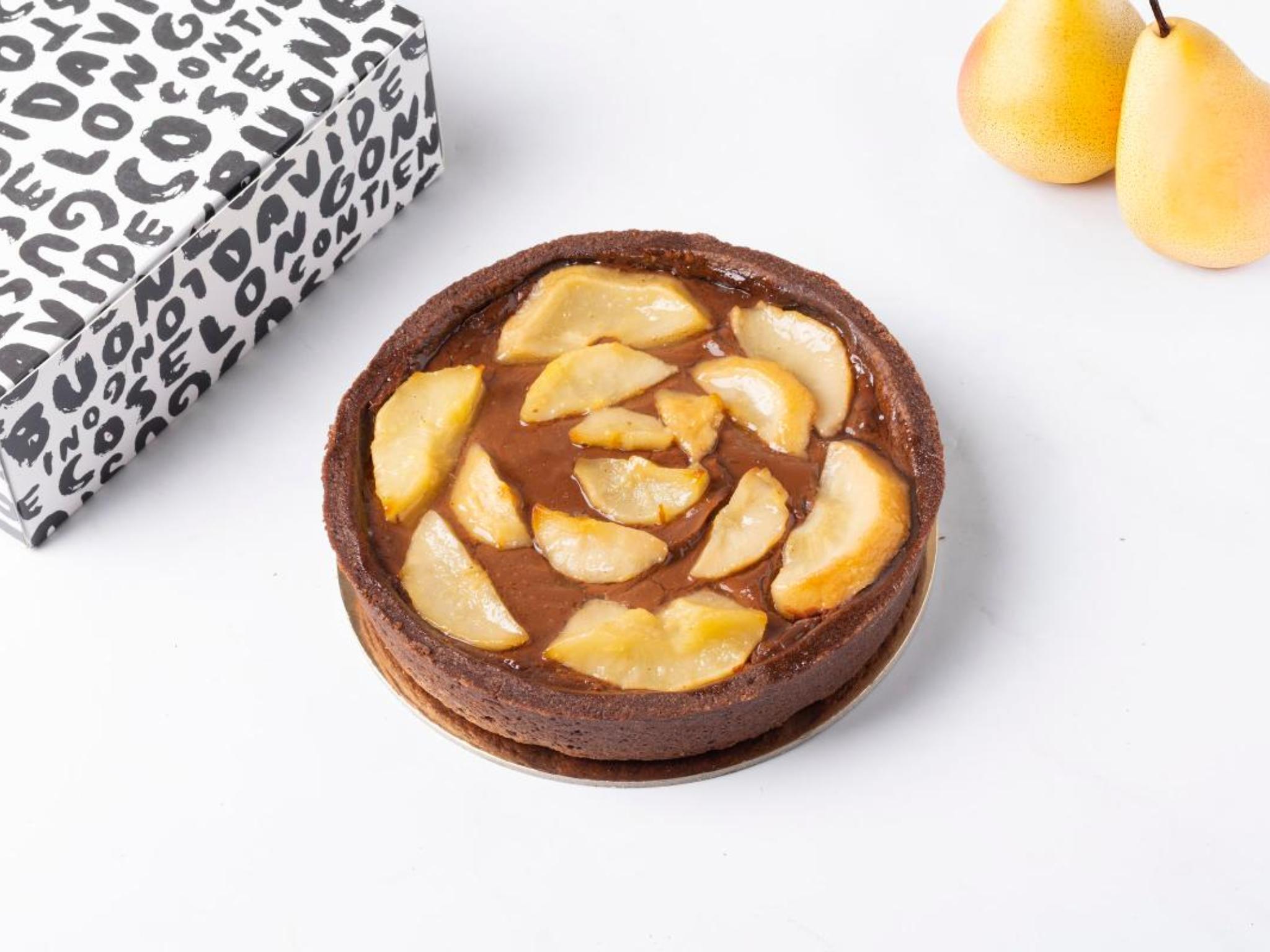 Crostata pere e cioccolato