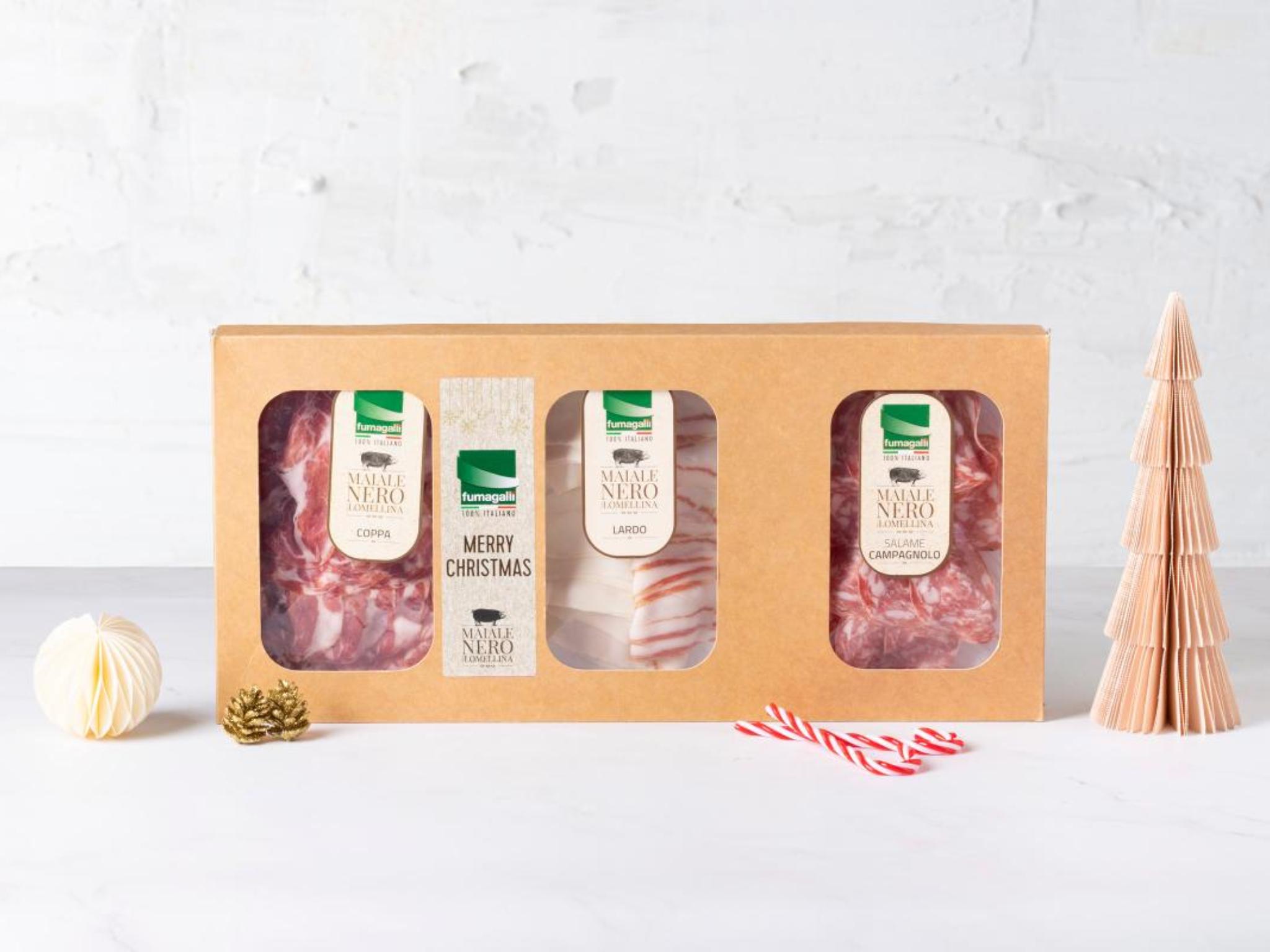 Antipasto misto di maiale nero della Lomelllina