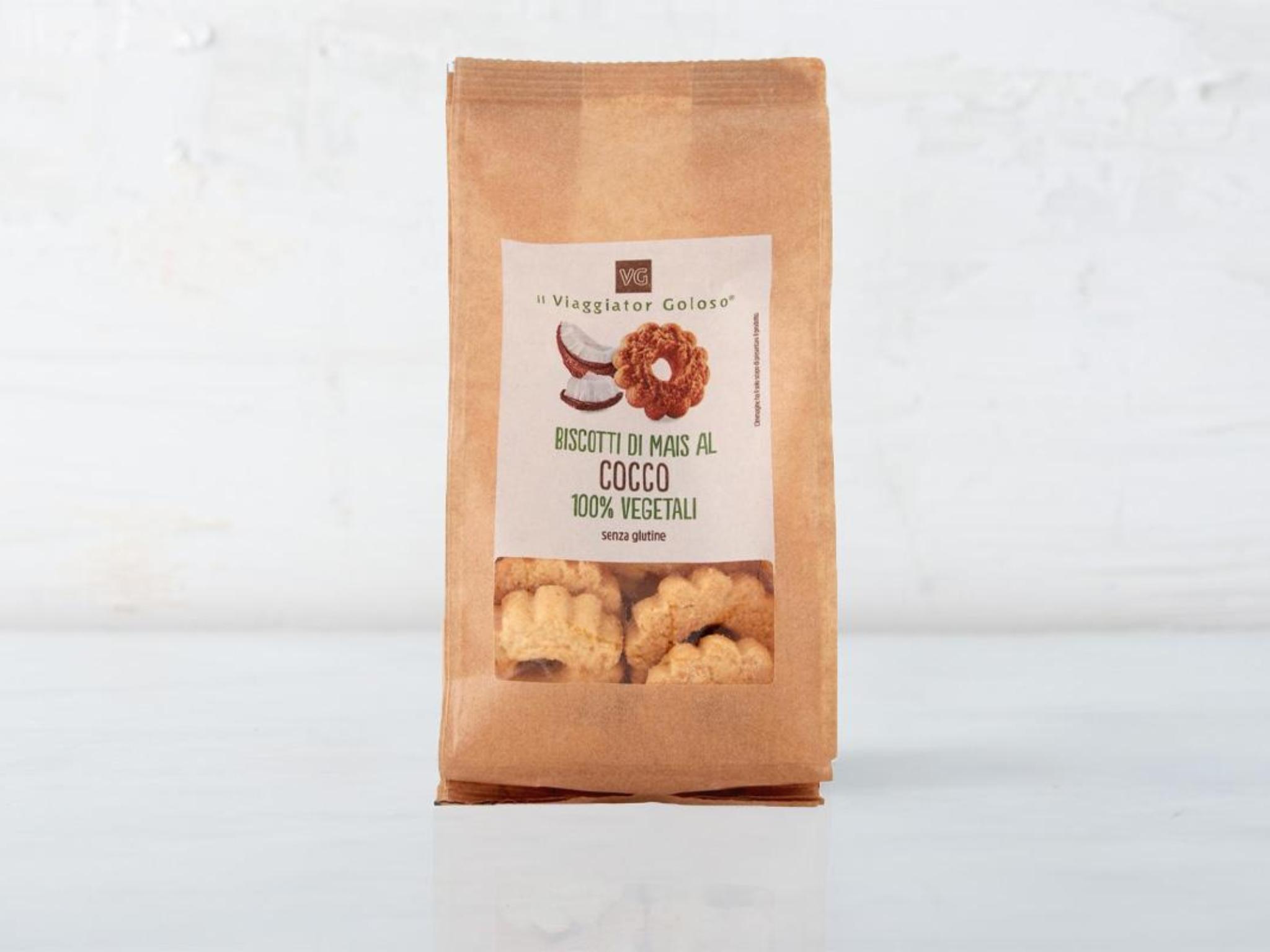 Biscotti di mais al cocco