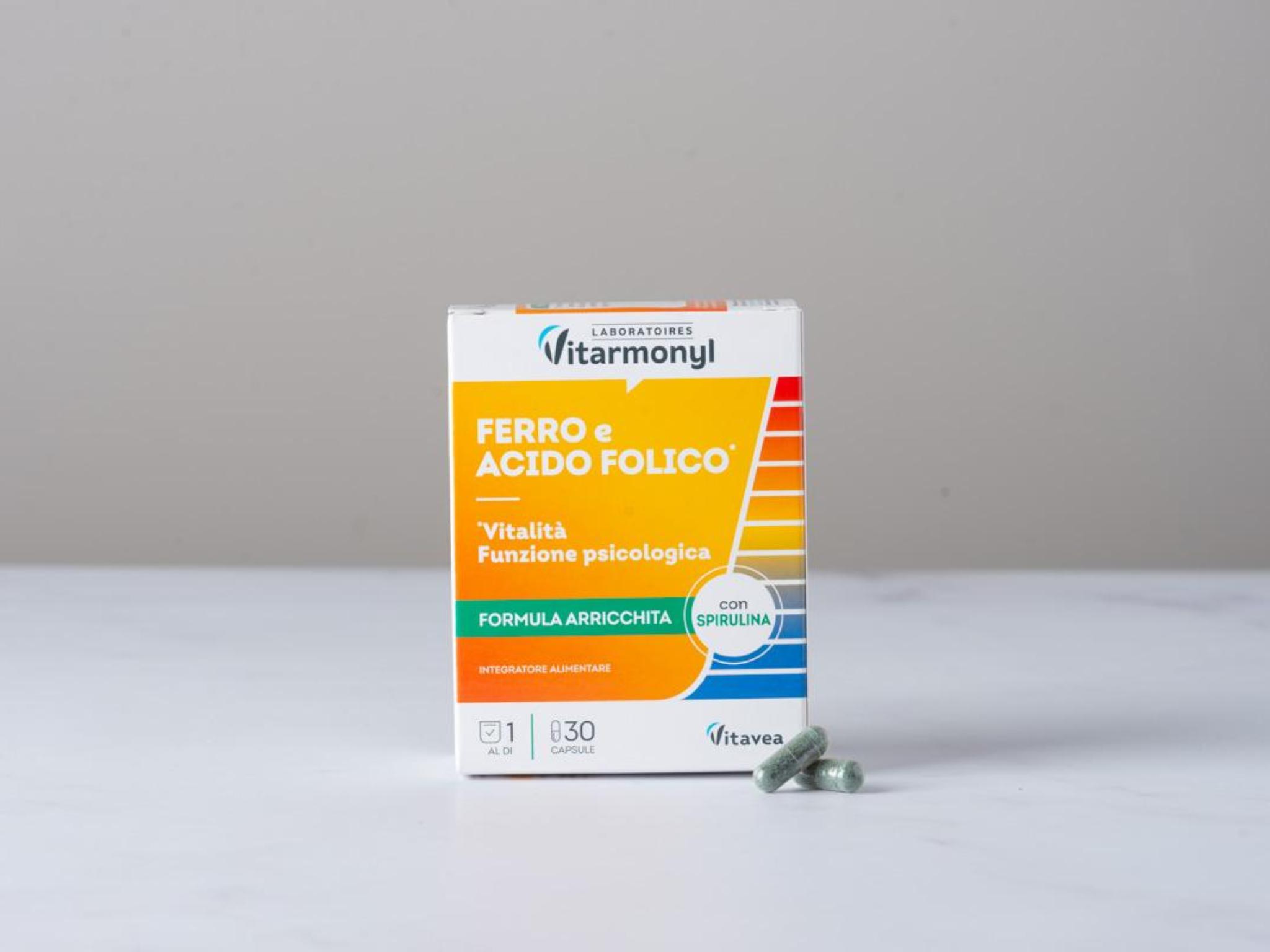 Ferro con acido folico integratore alimentare