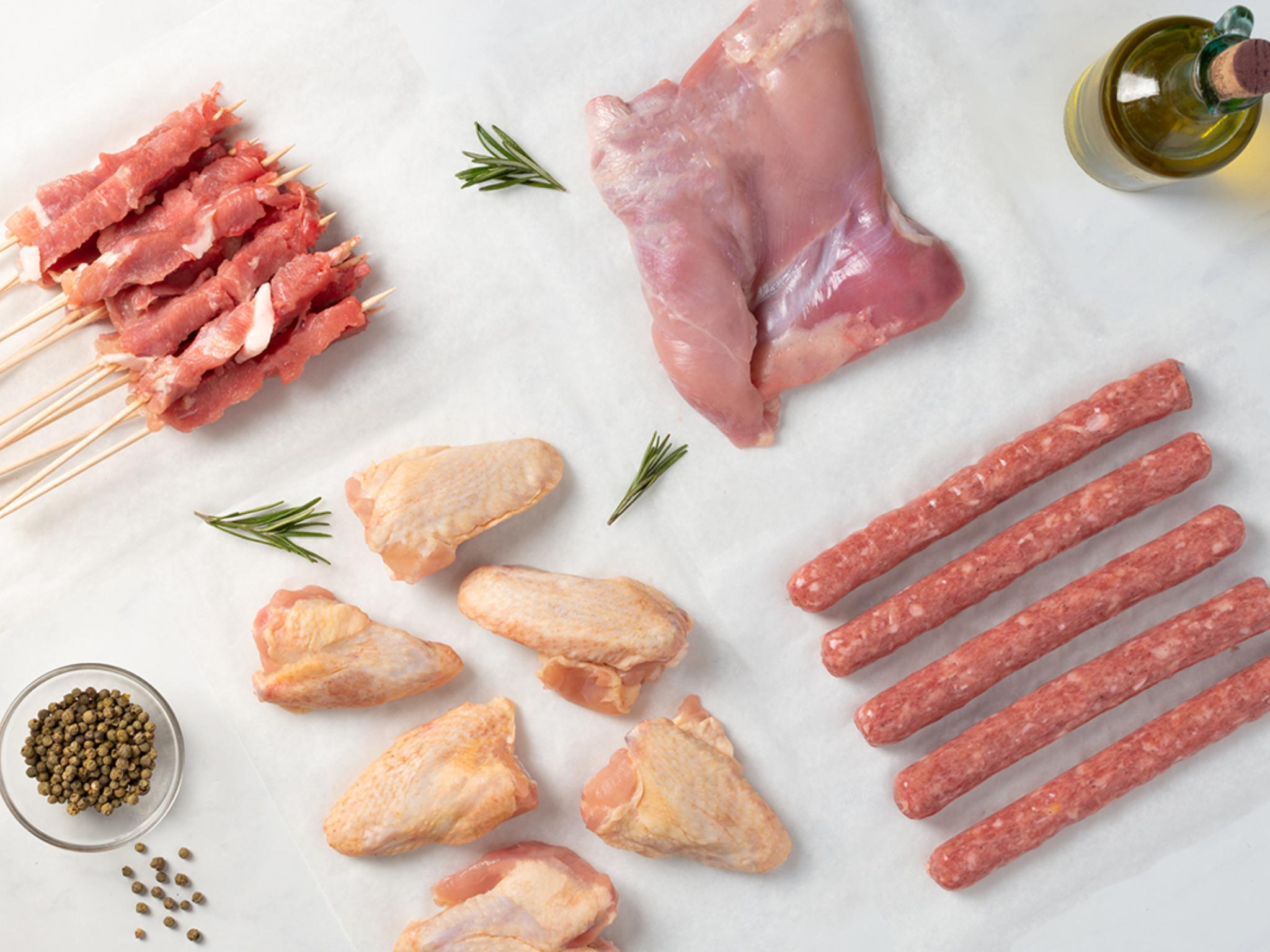 Box grigliata di pollo e tacchino