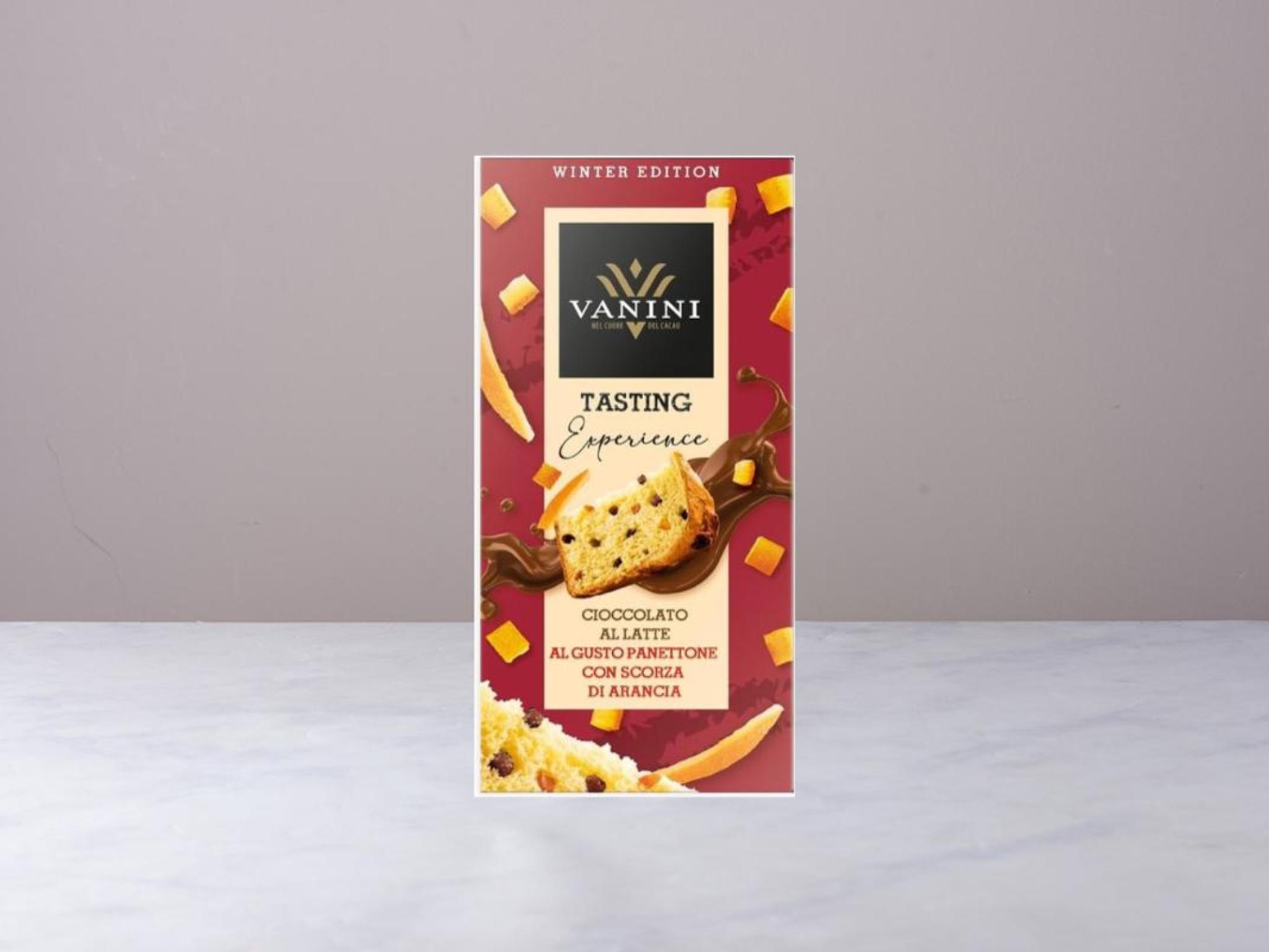 Cioccolato al latte al gusto panettone