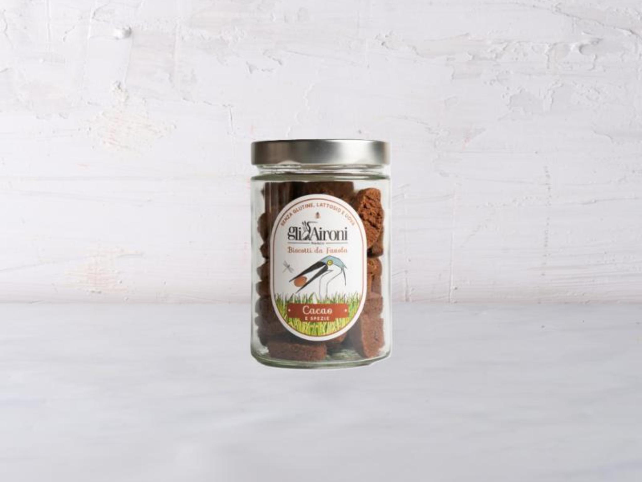 Biscotti di riso al cacao e spezie